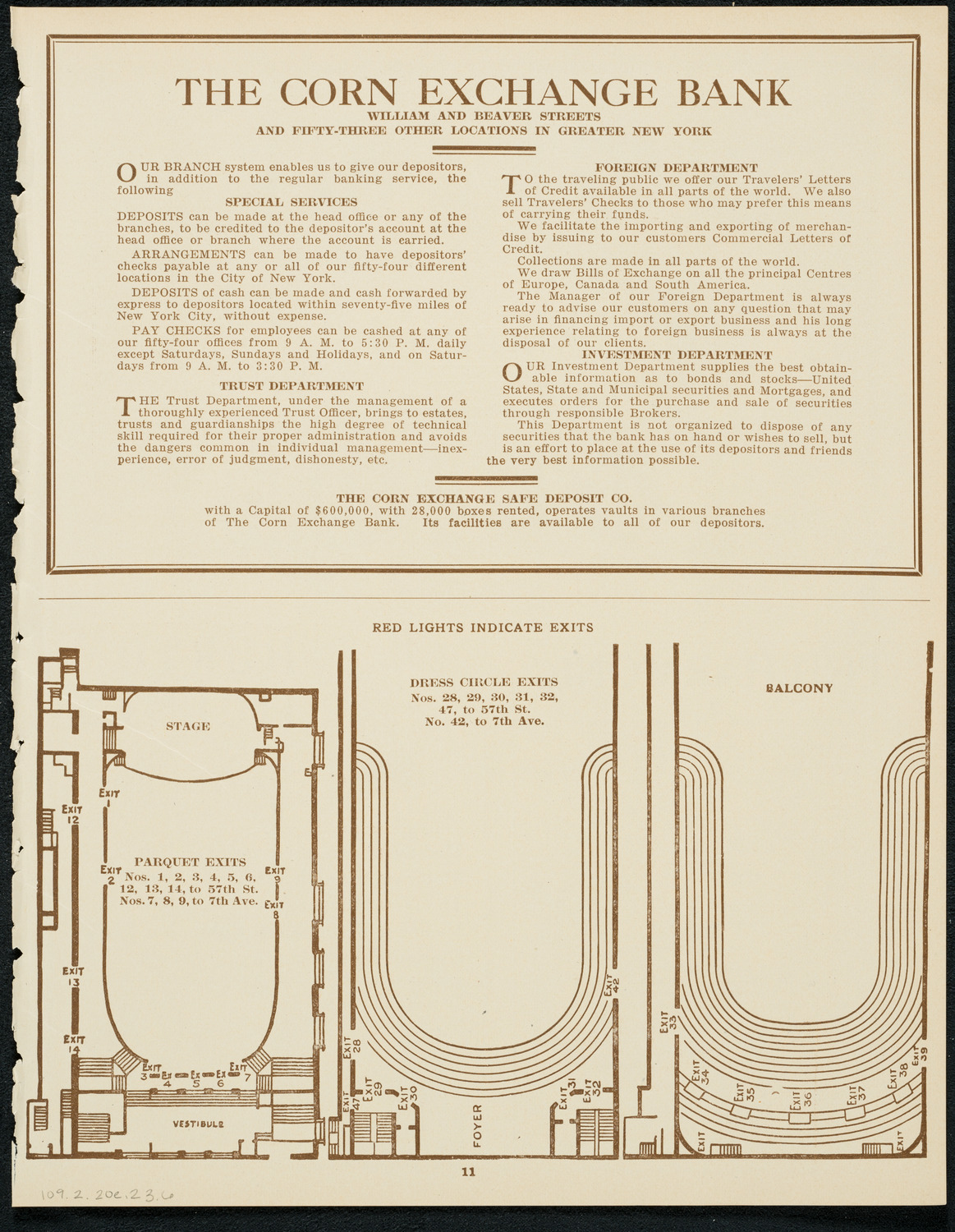 Schola Cantorum of New York, December 20, 1923, program page 11
