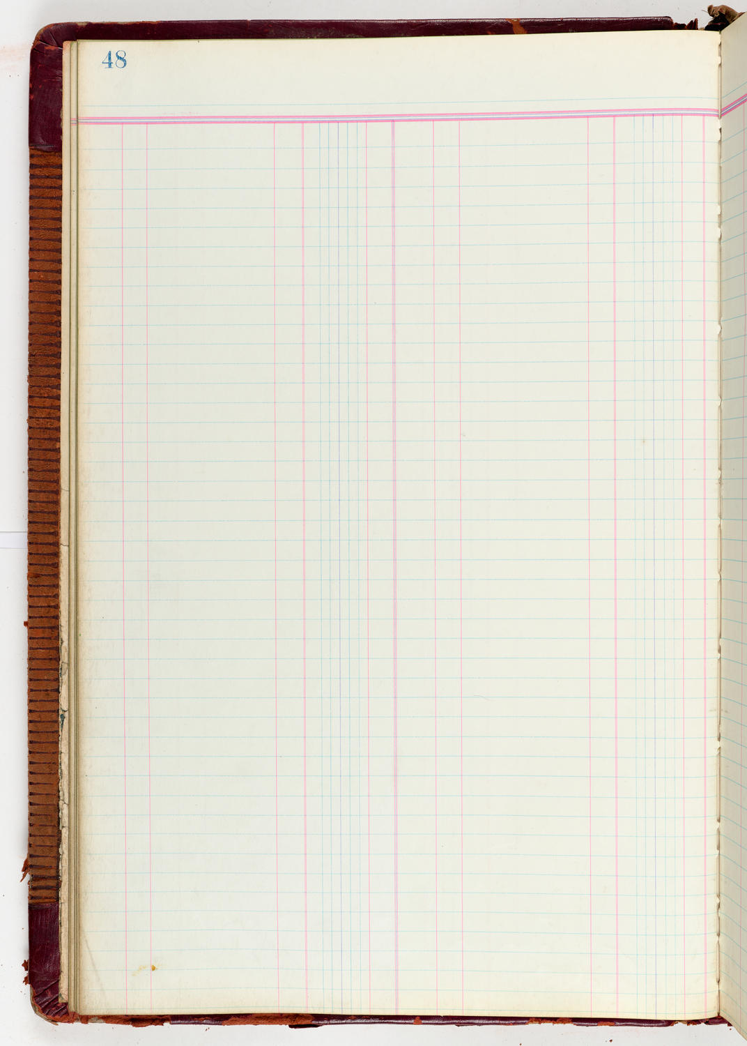 Music Hall Accounting Ledger Journal, volume 6, page 48