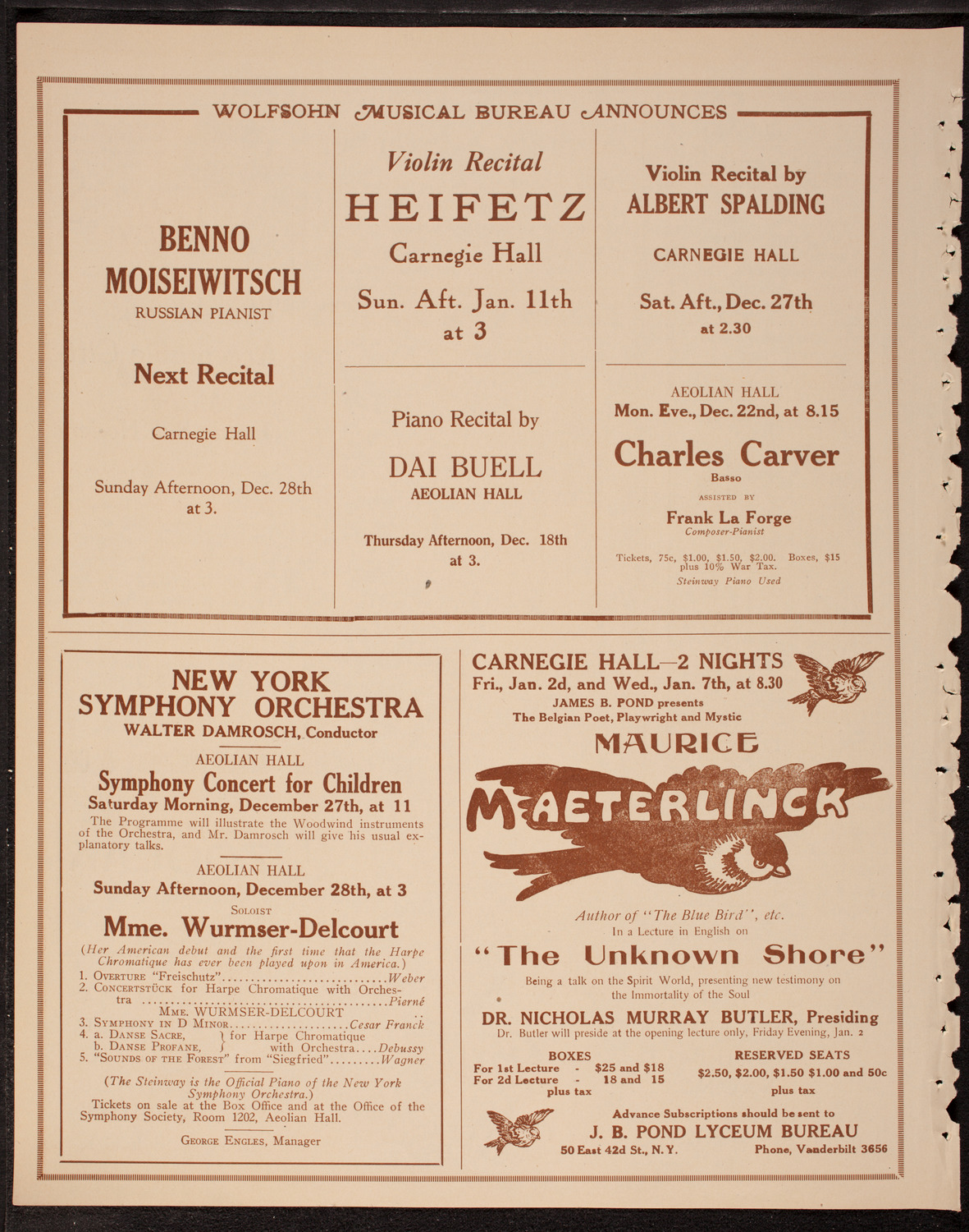 Newman Traveltalks: France Victorious, December 15, 1919, program page 8