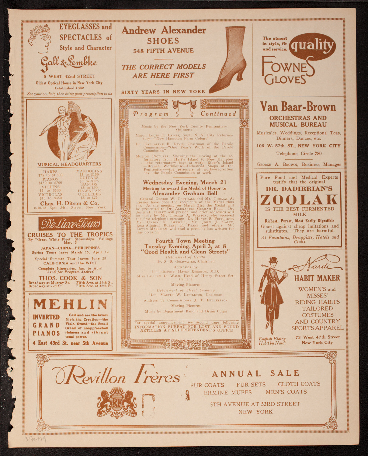 The Civic Forum, March 7, 1917, program page 7