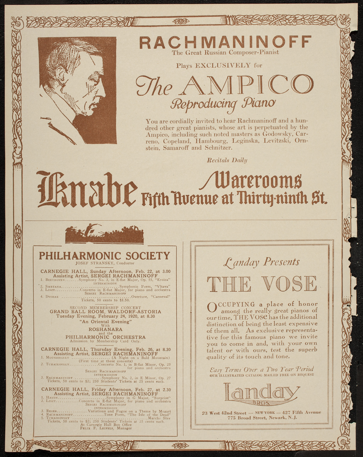 Symphony Concert for Young People, February 21, 1920, program page 12