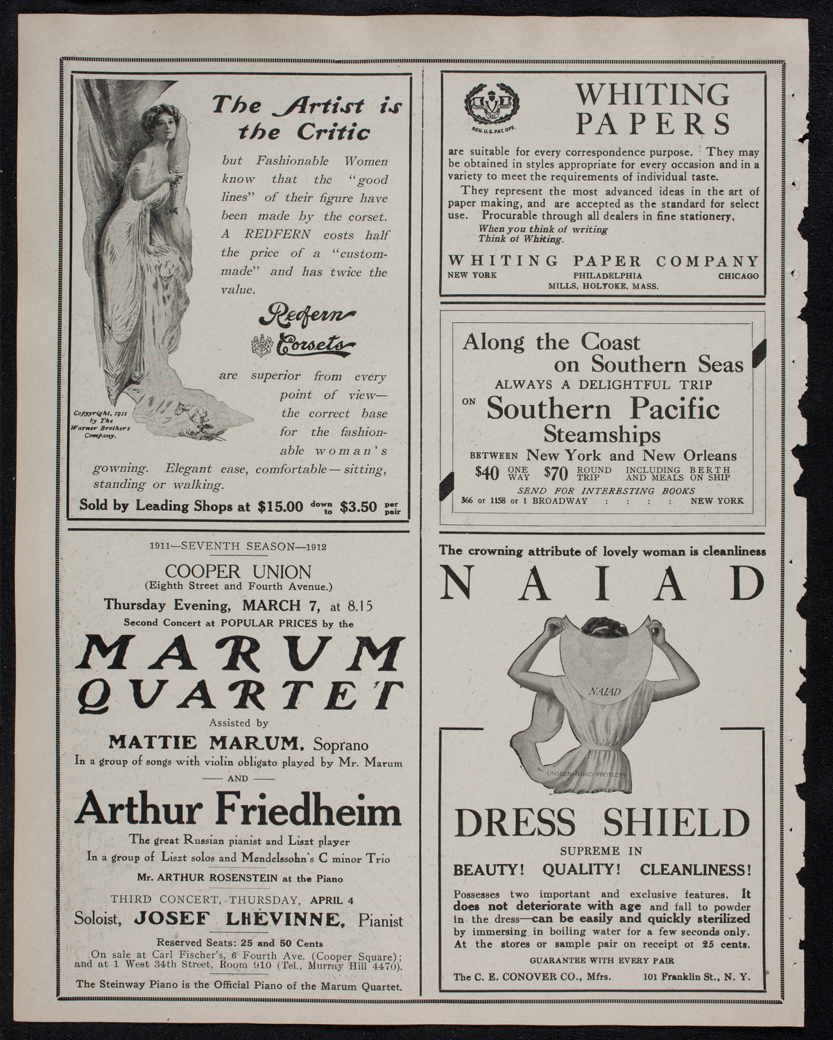 Newman Traveltalks: Rural England, February 25, 1912, program page 2