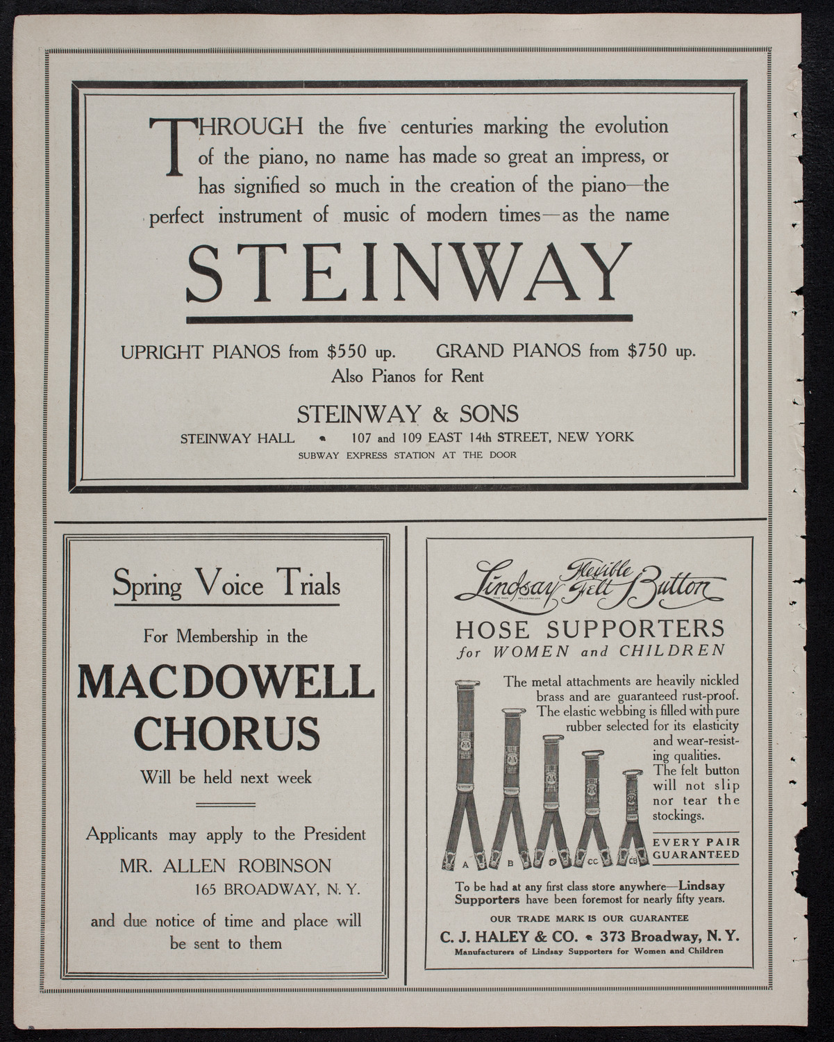 Graduation: New York College of Dentistry, June 3, 1912, program page 4