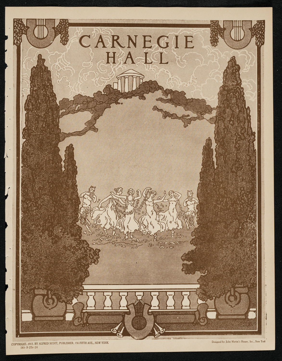 New York Philharmonic, March 27, 1924, program page 1