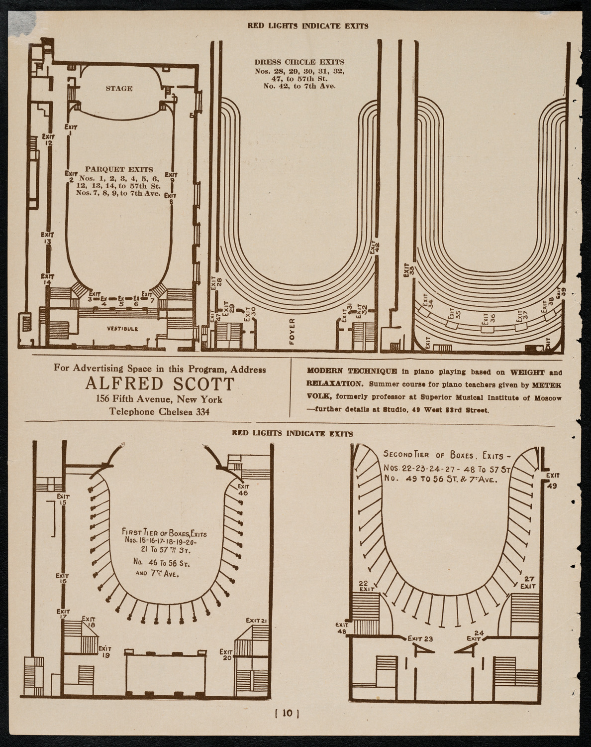 New York Philharmonic, April 26, 1922, program page 10