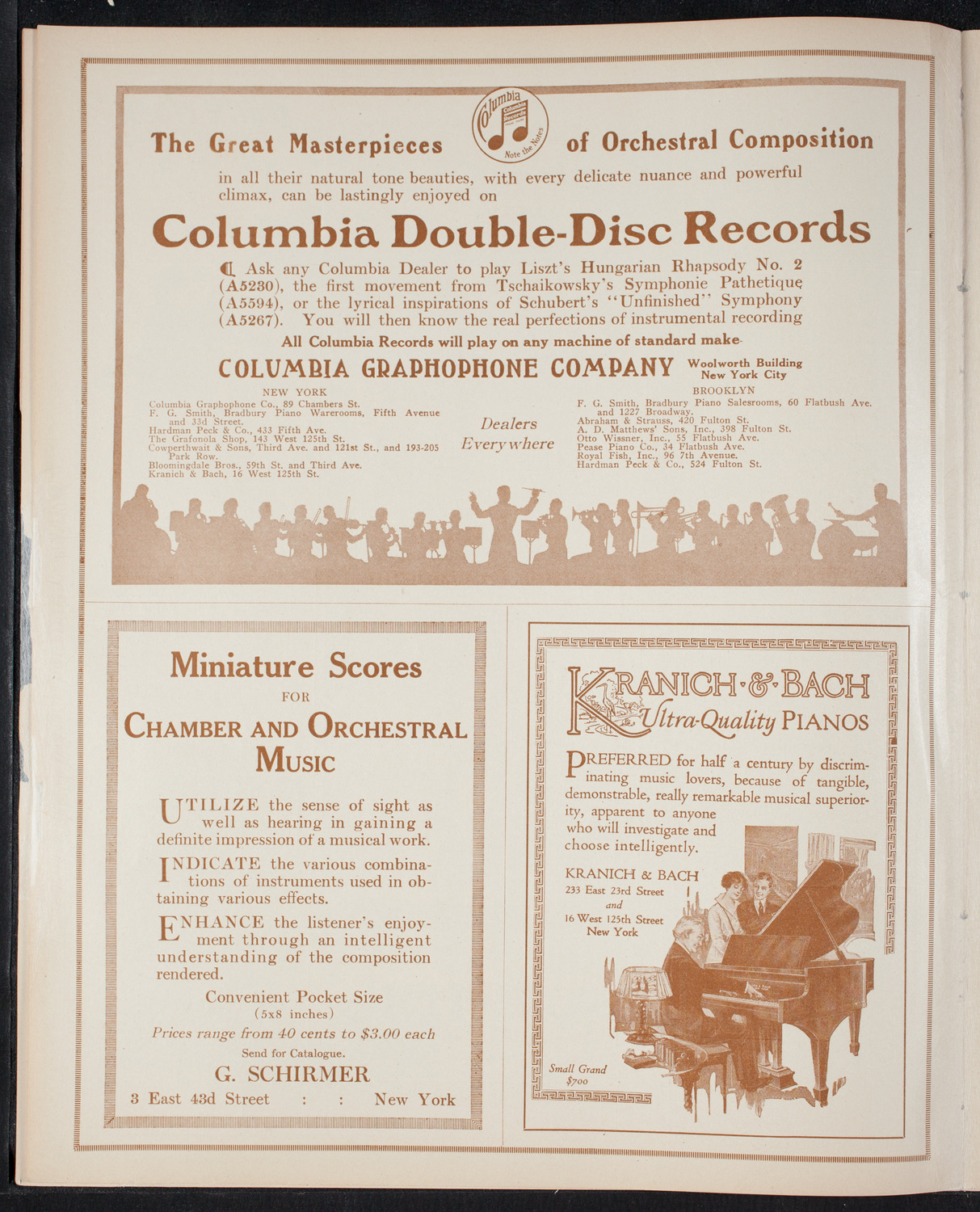 Boston Symphony Orchestra, December 2, 1915, program page 6