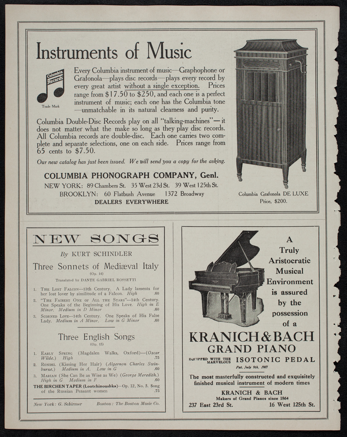 Elmendorf Lecture: The Grand Canyon, October 20, 1912, program page 6