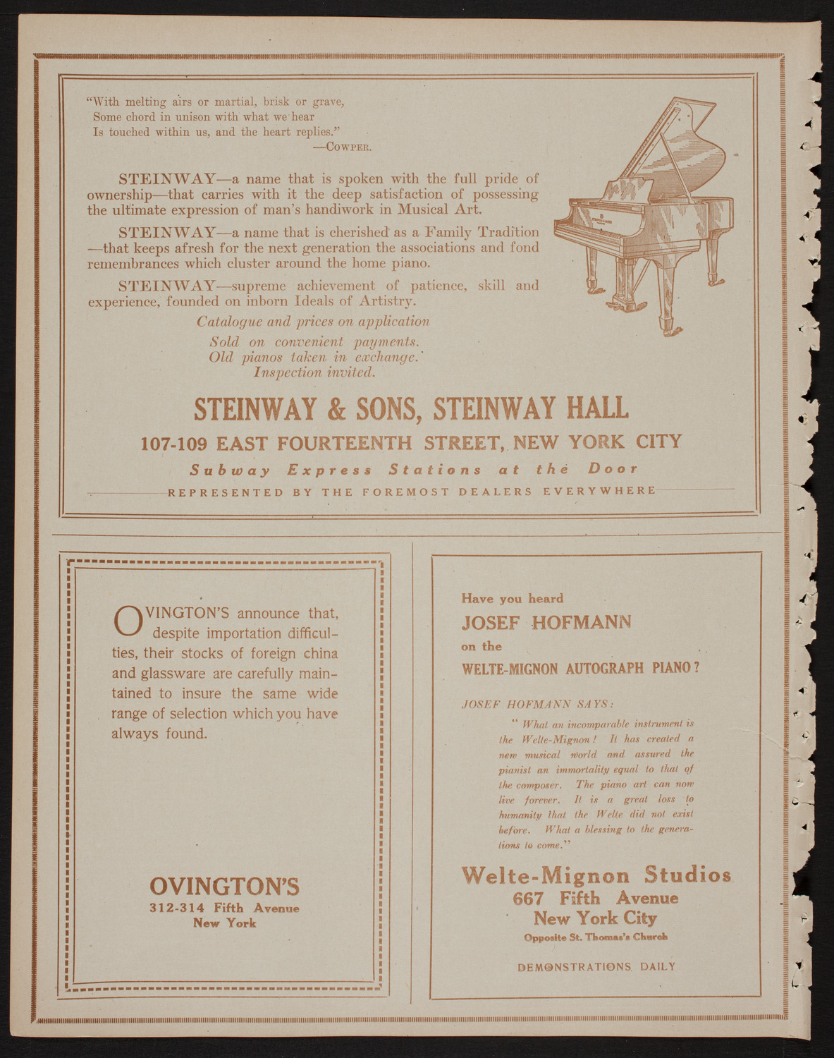 Benefit: American Red Cross, May 23, 1918, program page 4