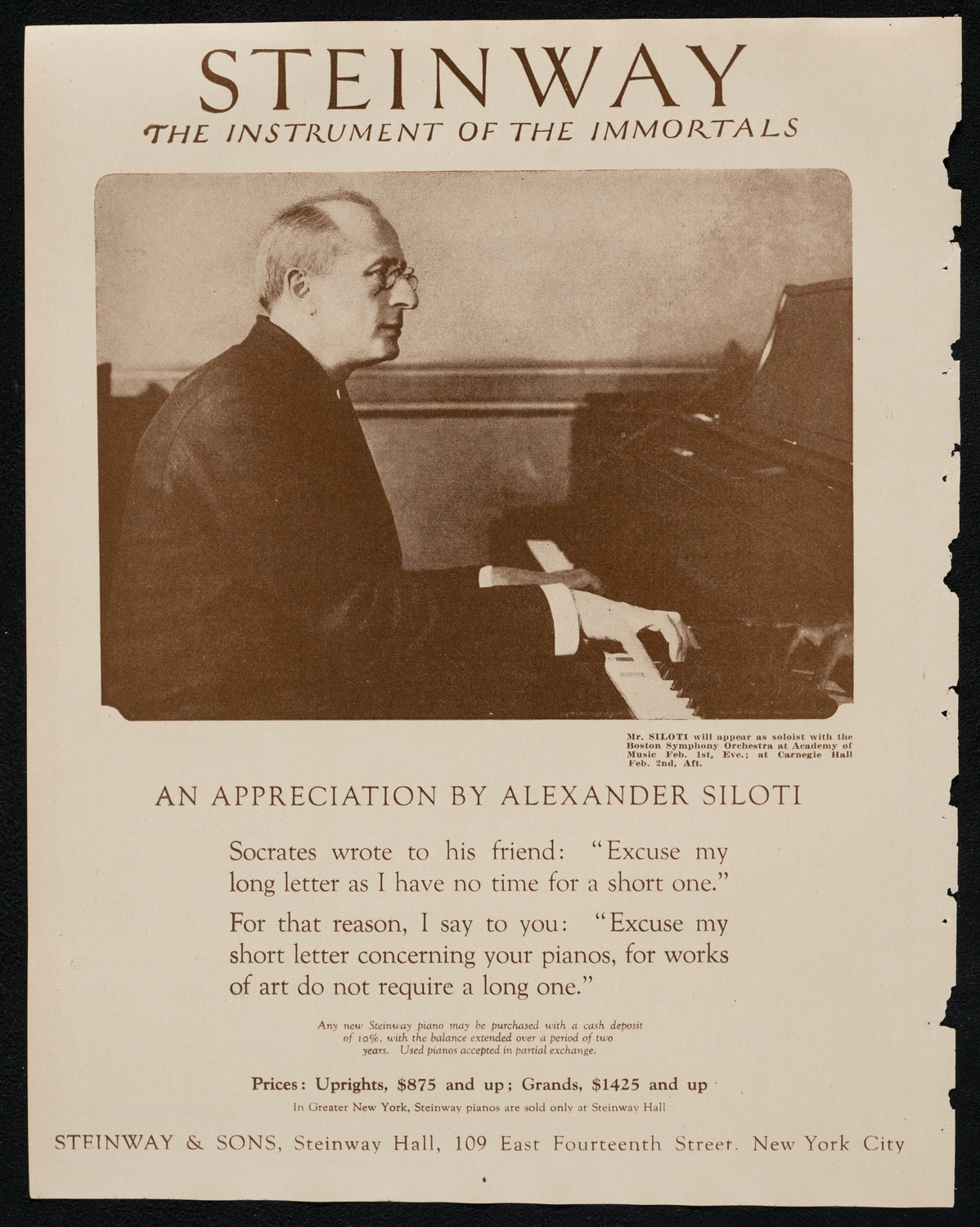 Symphony Concert for Young People, February 2, 1924, program page 4