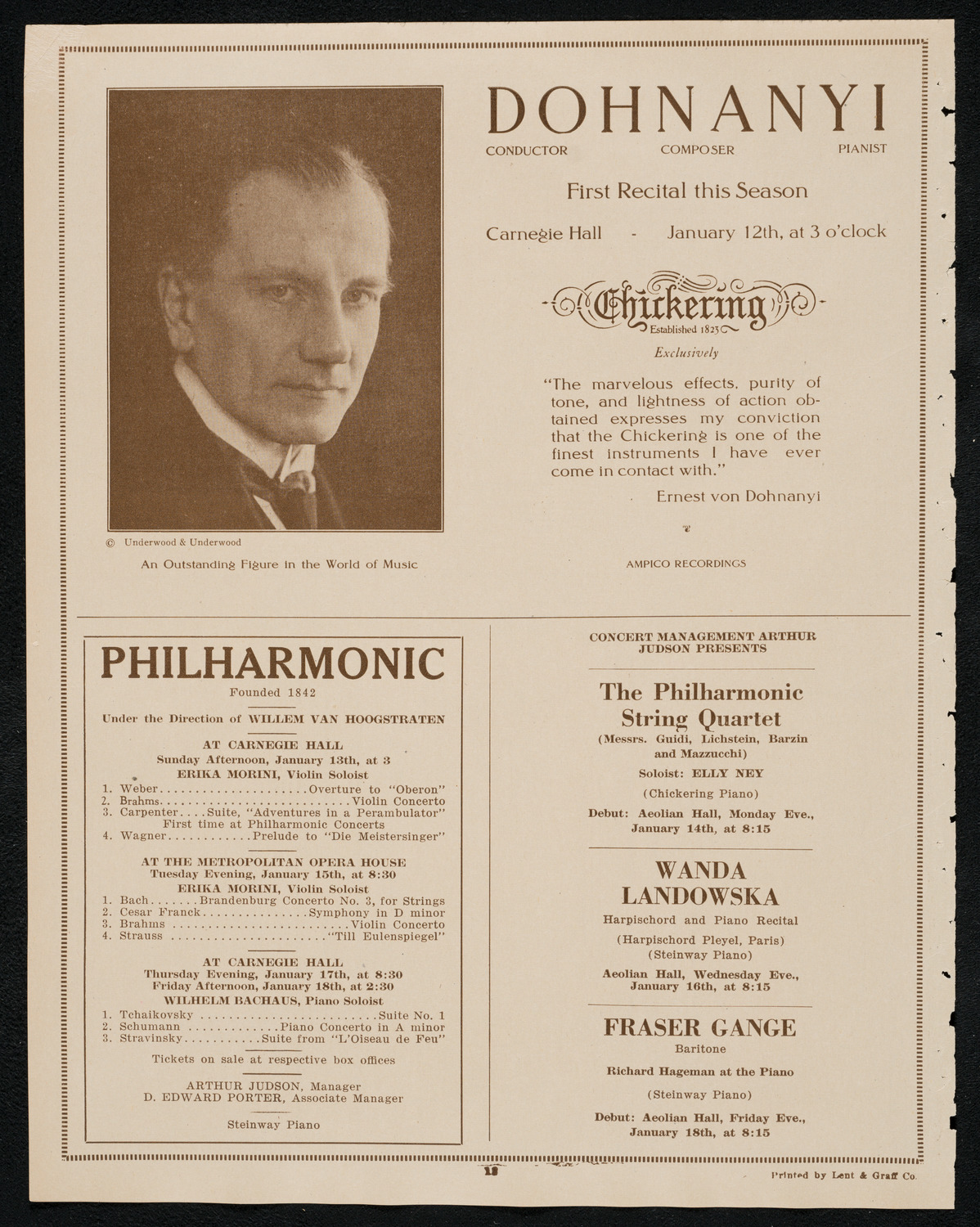 Symphony Concert for Young People, January 12, 1924, program page 12