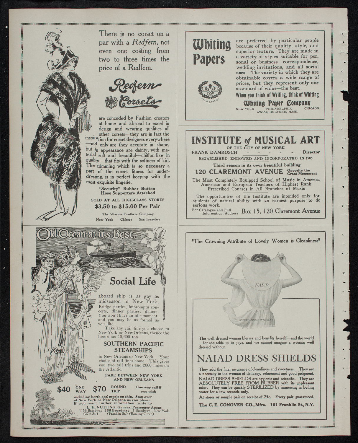 Eugène Ysaÿe, Violin, and Leopold Godowsky, Piano, December 28, 1912, program page 2