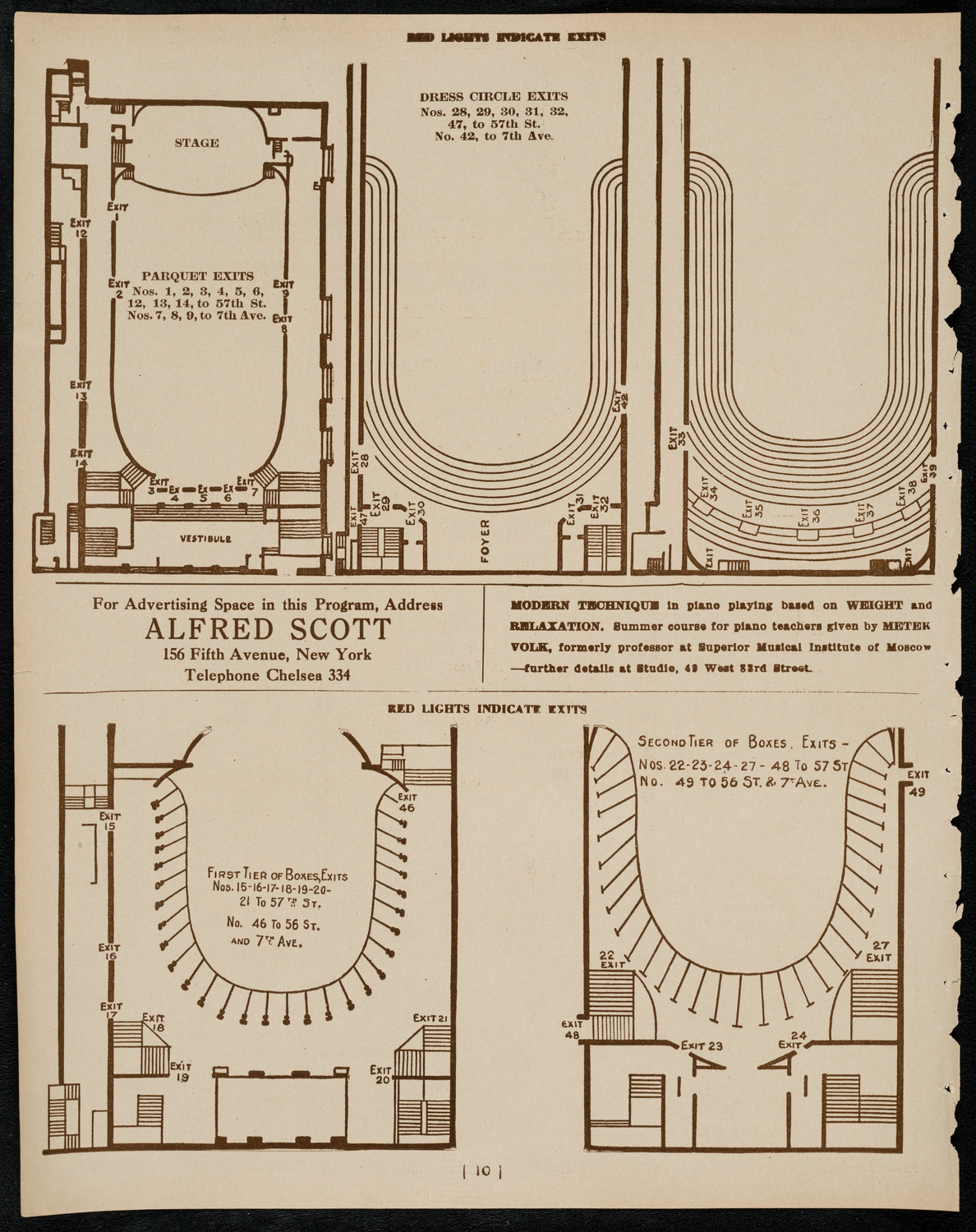 Benefit: Mendel Beilis Fund, June 3, 1922, program page 10