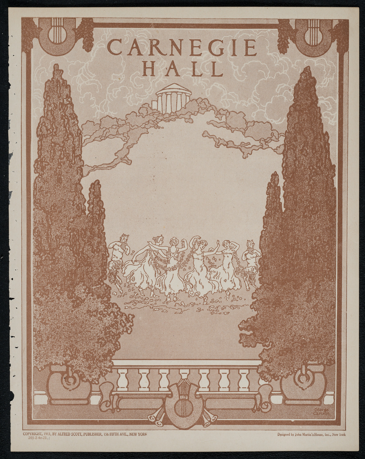 New York Symphony Orchestra, February 4, 1921, program page 1