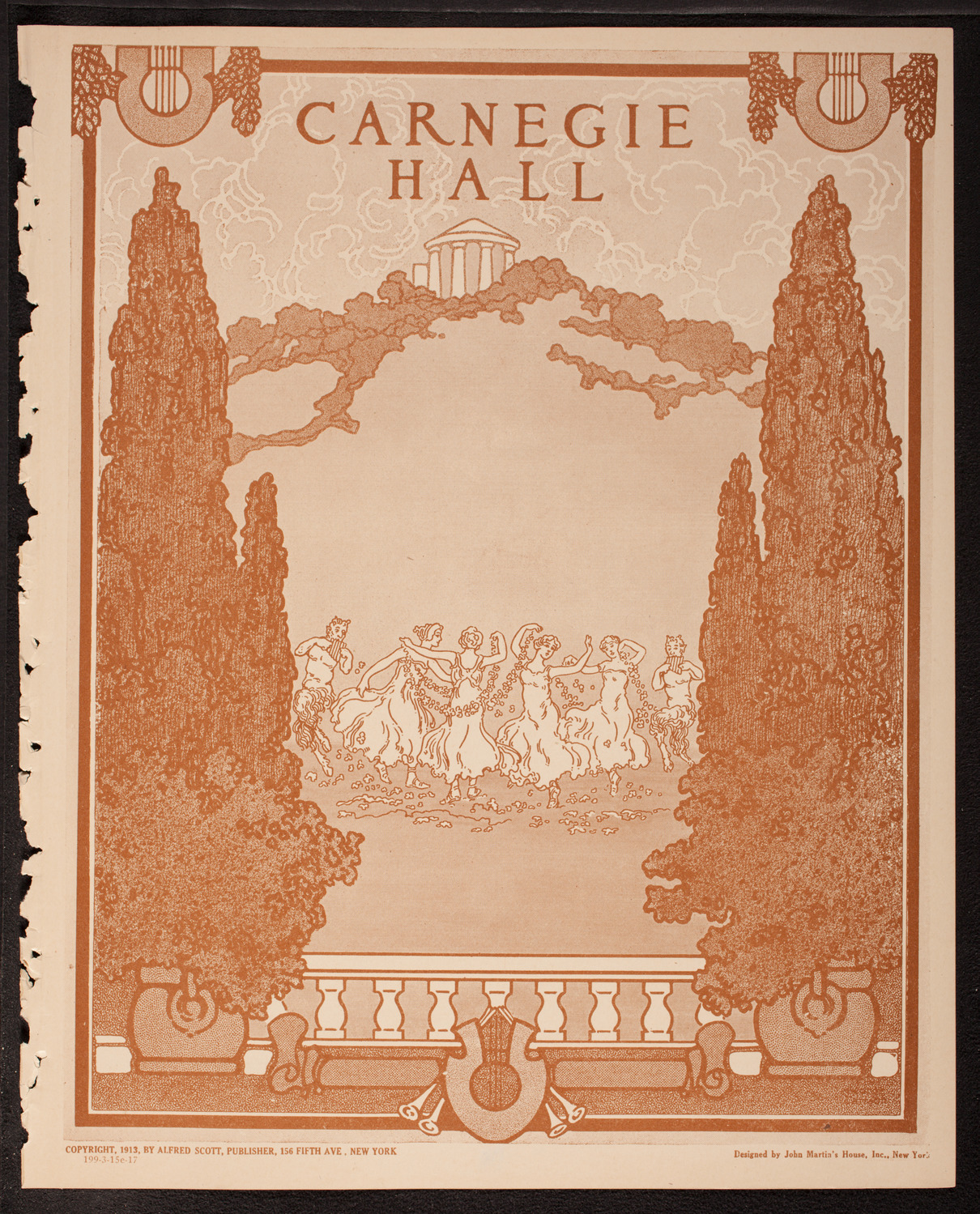 Boston Symphony Orchestra, March 15, 1917, program page 1