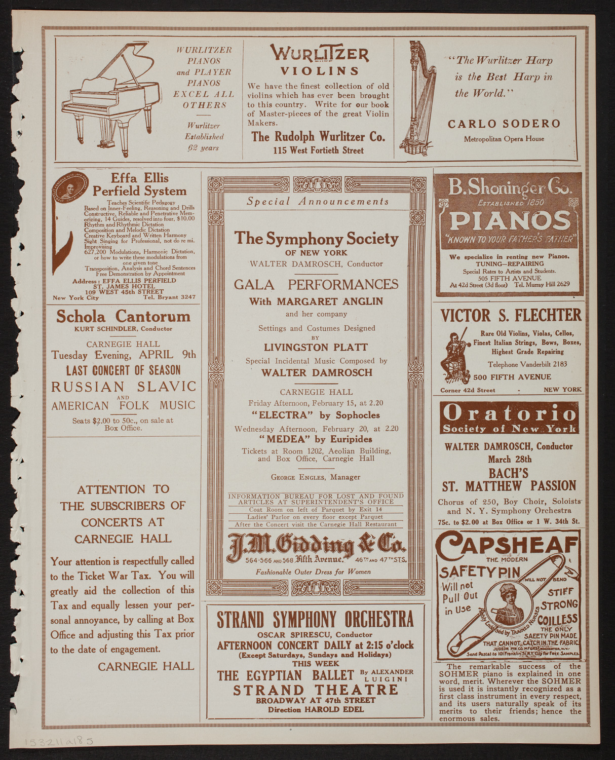 Burton Holmes Travelogue: The Canadian Rockies, February 11, 1918, program page 9
