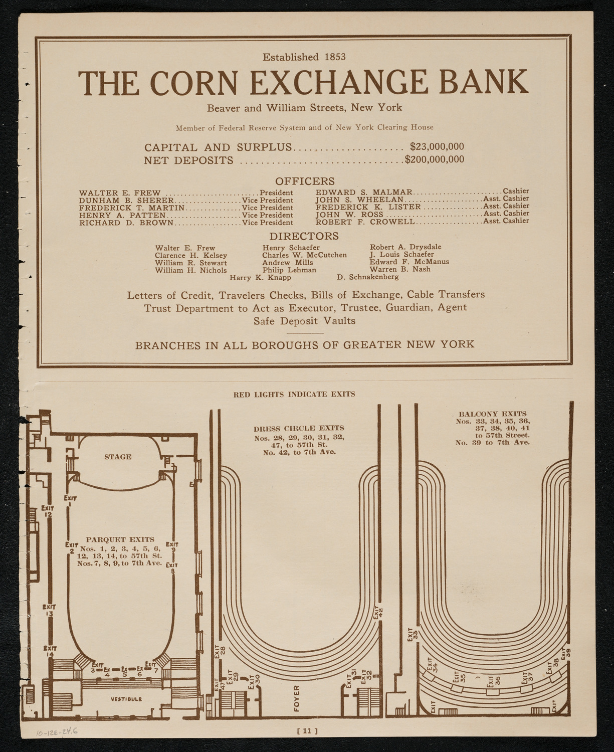 Columbus Day Celebration, October 12, 1924, program page 11