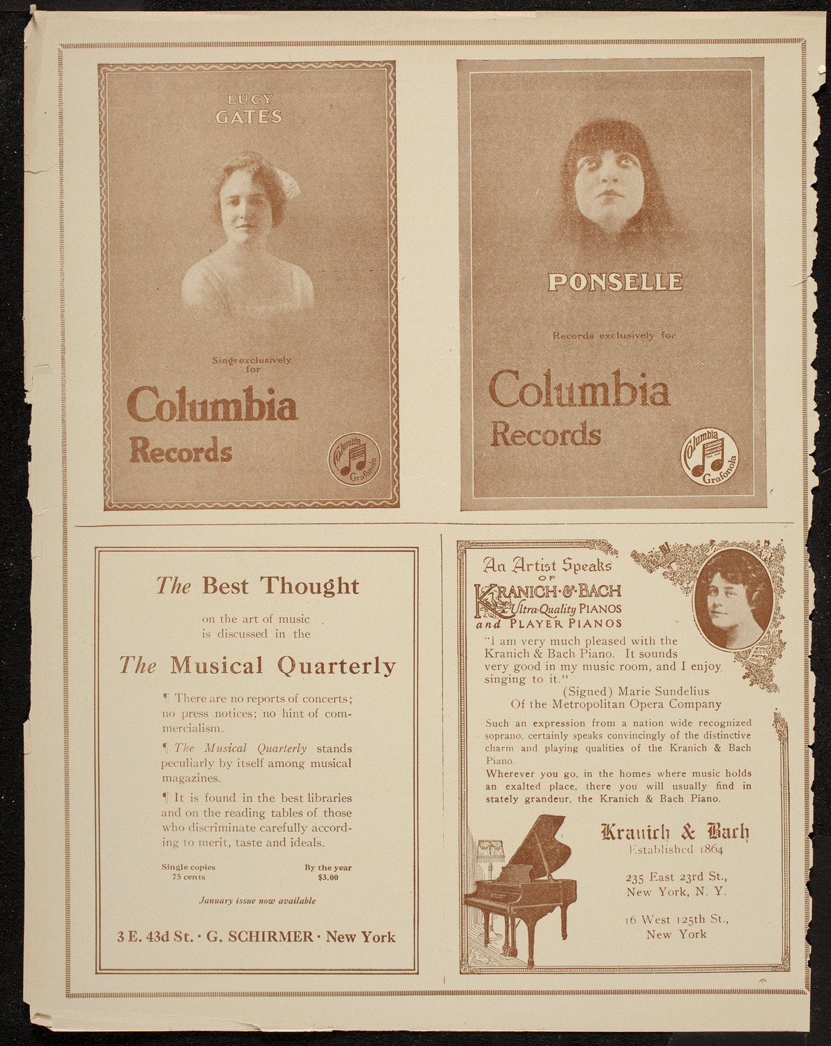 New York Symphony Orchestra, March 11, 1920, program page 6