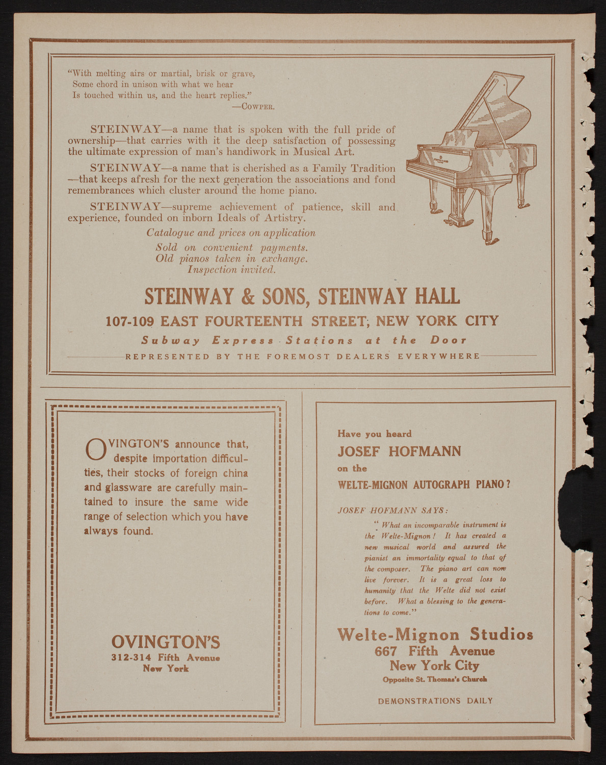 Meeting: The Humanitarian Cult, May 4, 1918, program page 4