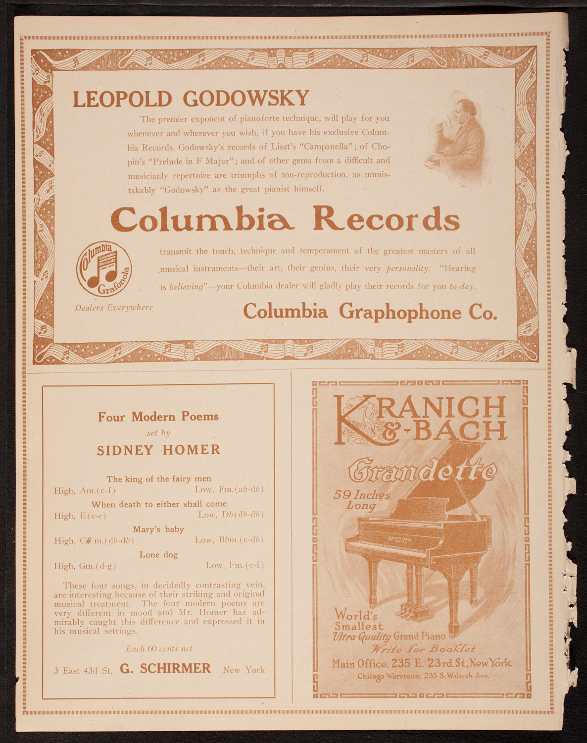 Columbus Day Celebration, October 12, 1917, program page 6