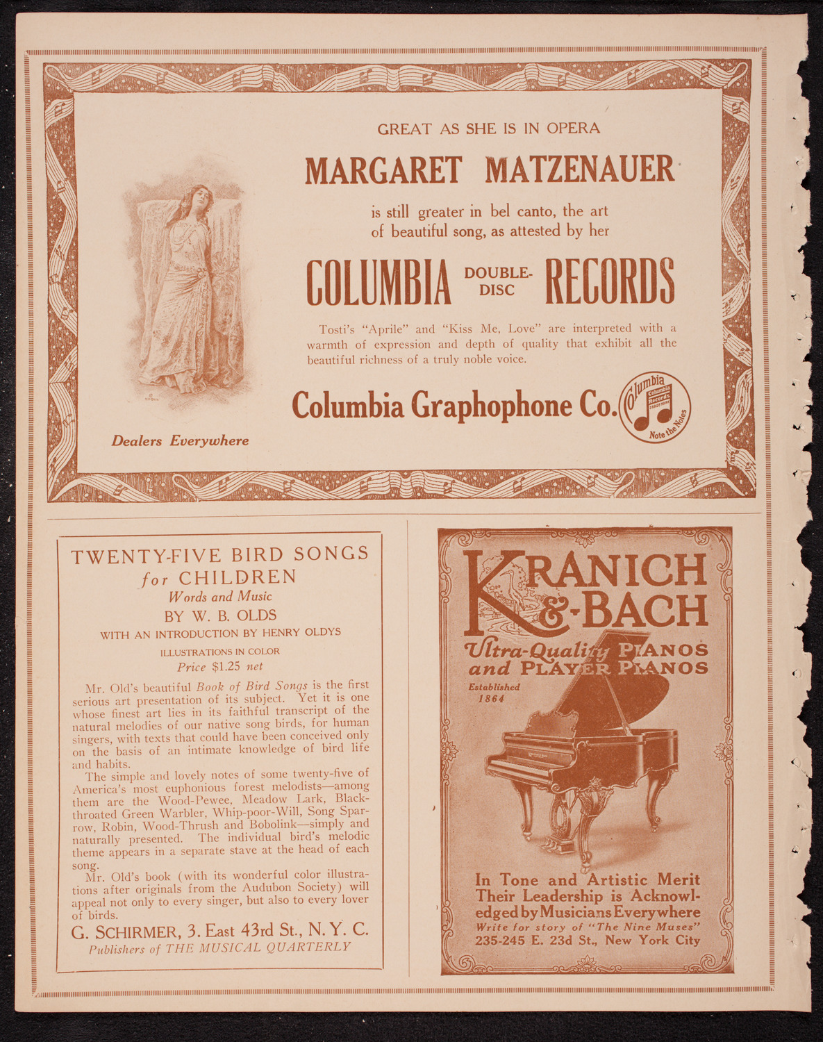 New York Philharmonic, December 14, 1916, program page 6