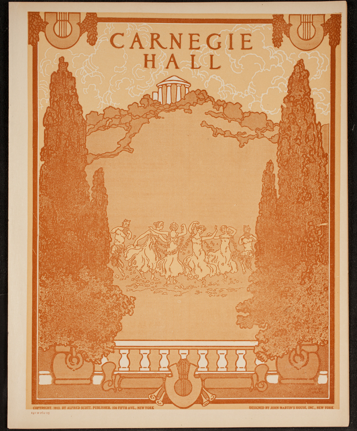 New York Philharmonic, February 26, 1915, program page 1