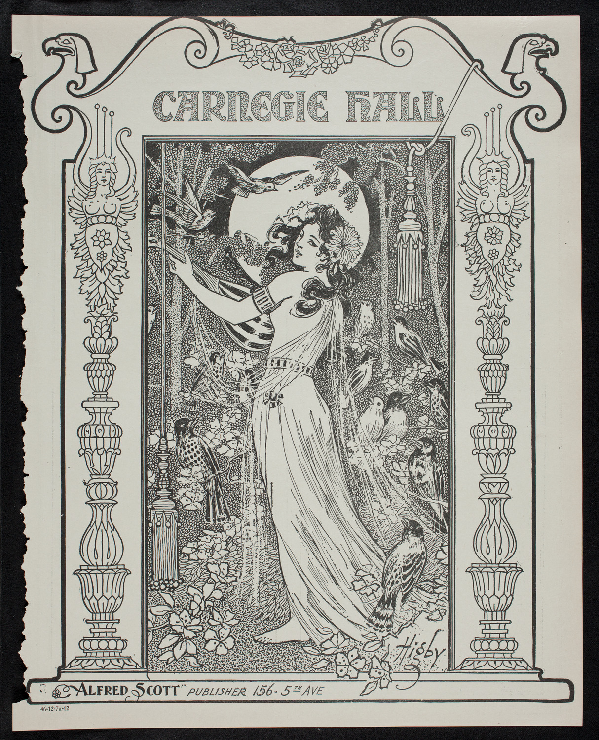 Boston Symphony Orchestra, December 7, 1912, program page 1