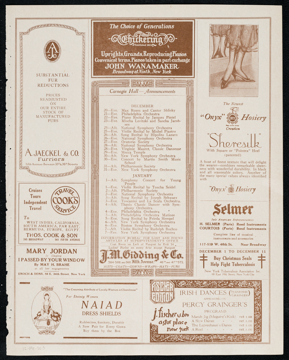 Newman Traveltalks: Ireland, December 19, 1920, program page 5