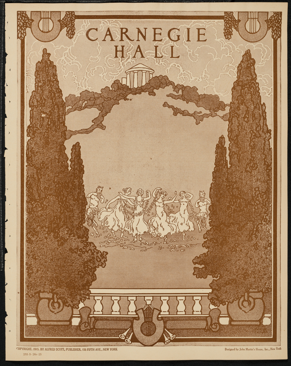 New York Philharmonic, March 26, 1925, program page 1