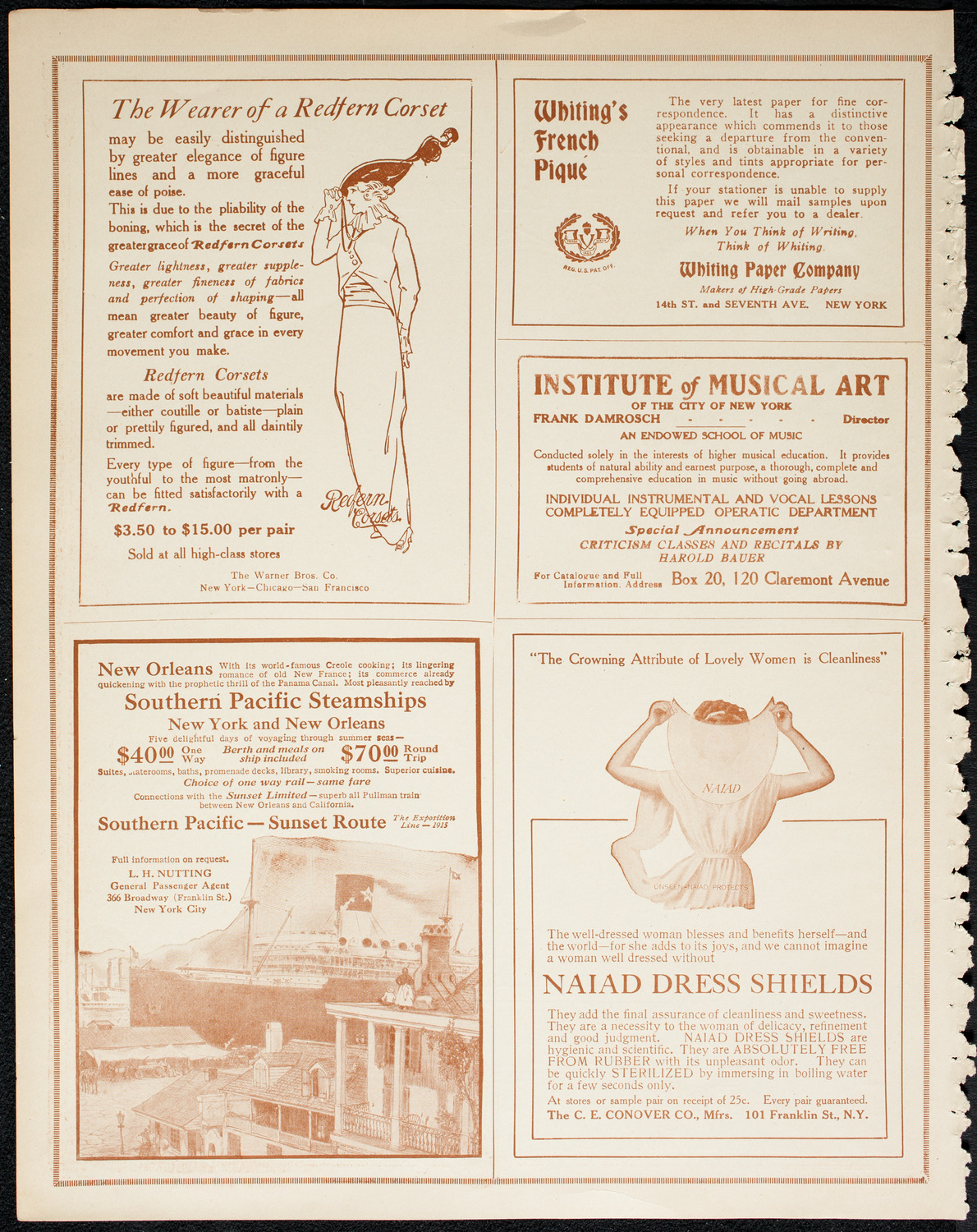 Benefit: Bronx Maternity Hospital, June 20, 1914, program page 2