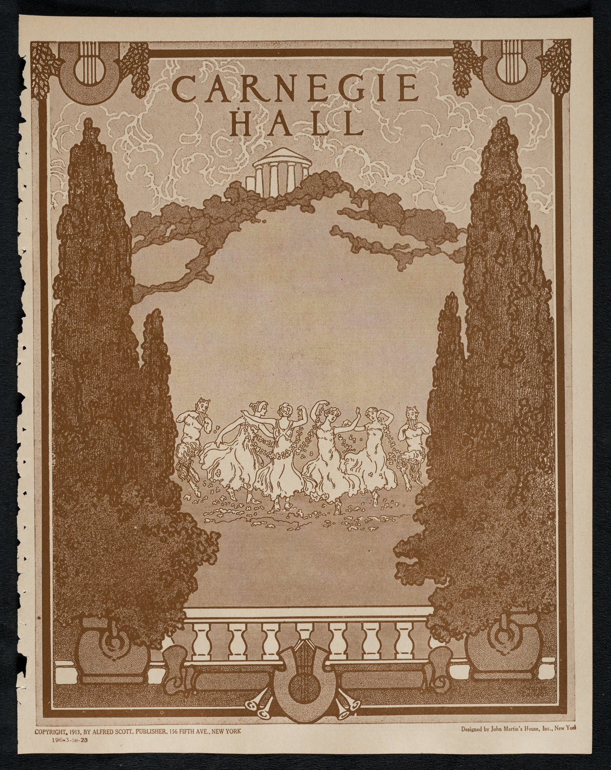 New York Philharmonic, March 1, 1923, program page 1