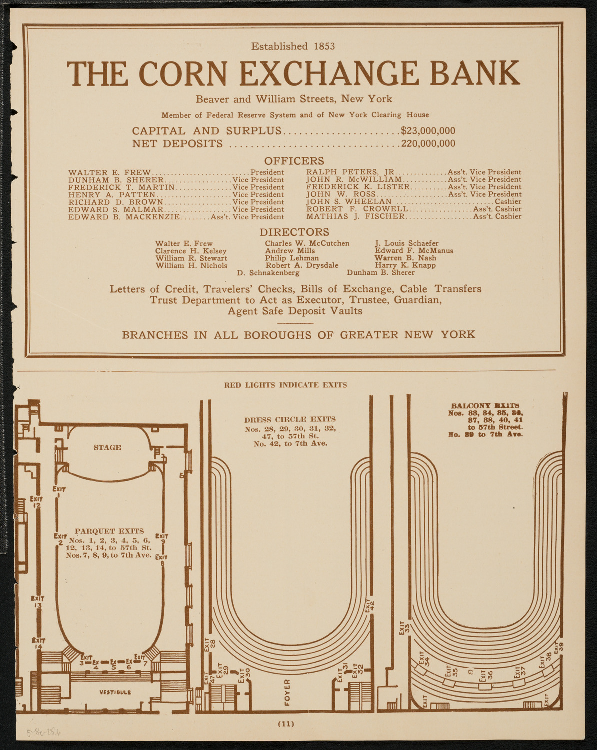New York Music Week Association Concert, May 8, 1925, program page 11