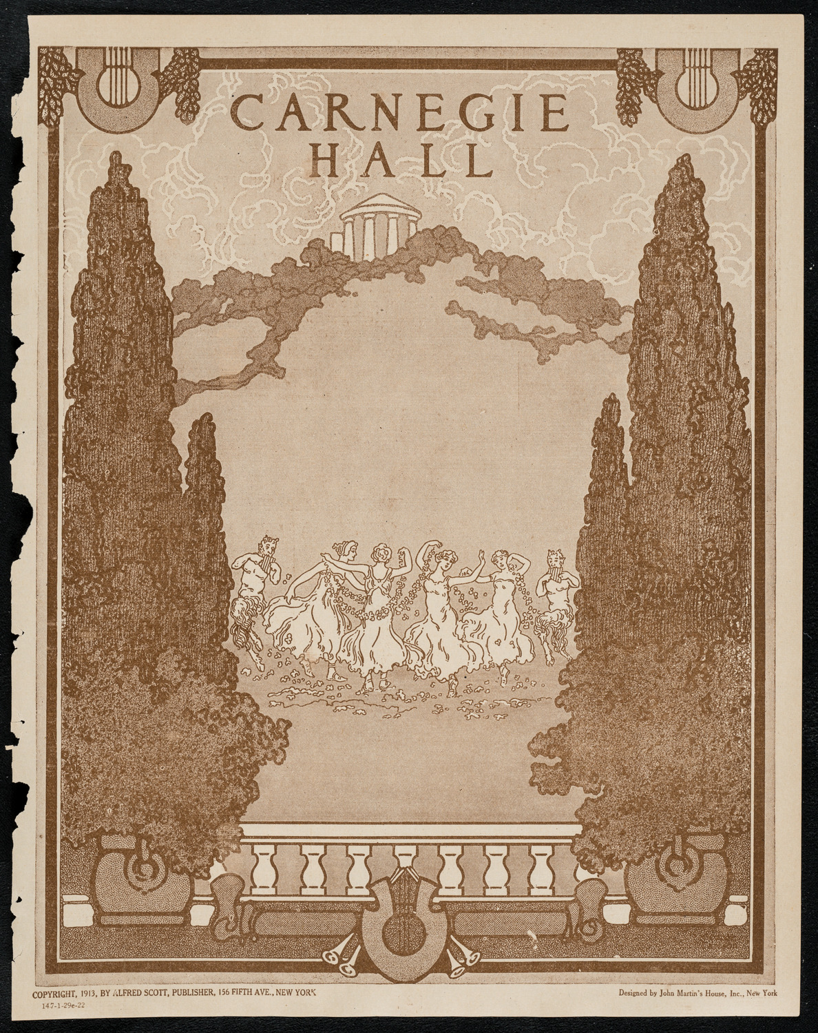 Burton Holmes Travelogue: Going Abroad at Home, January 29, 1922, program page 1