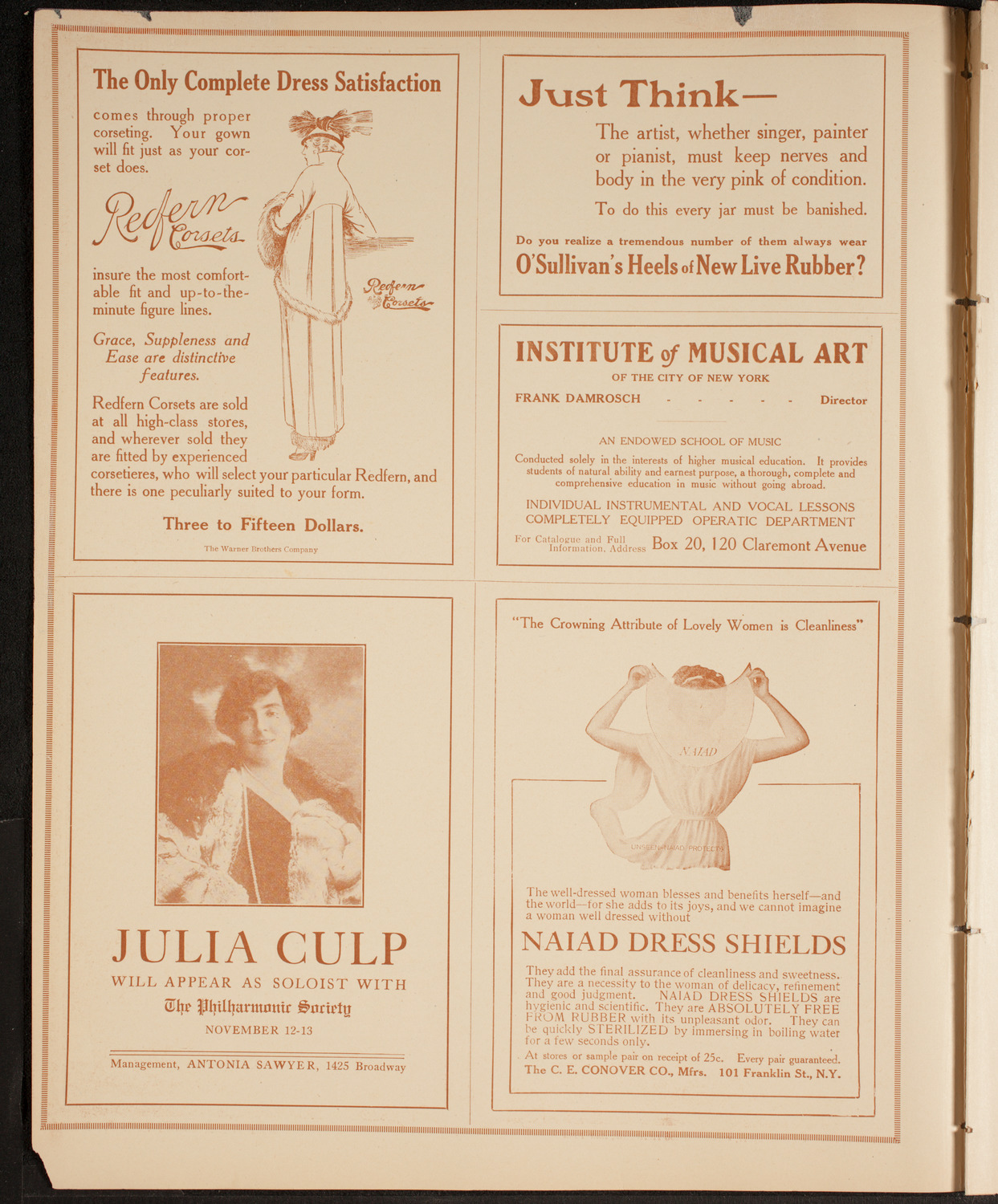 John McCormack, Tenor, October 31, 1914, program page 2