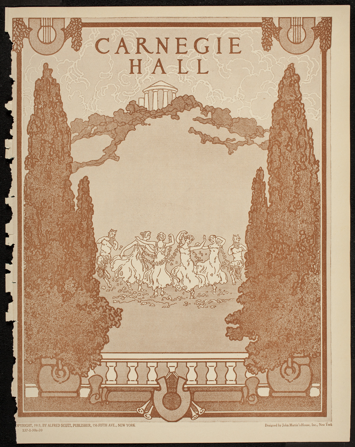 Mecca Temple Ceremonial Session, January 30, 1920, program page 1