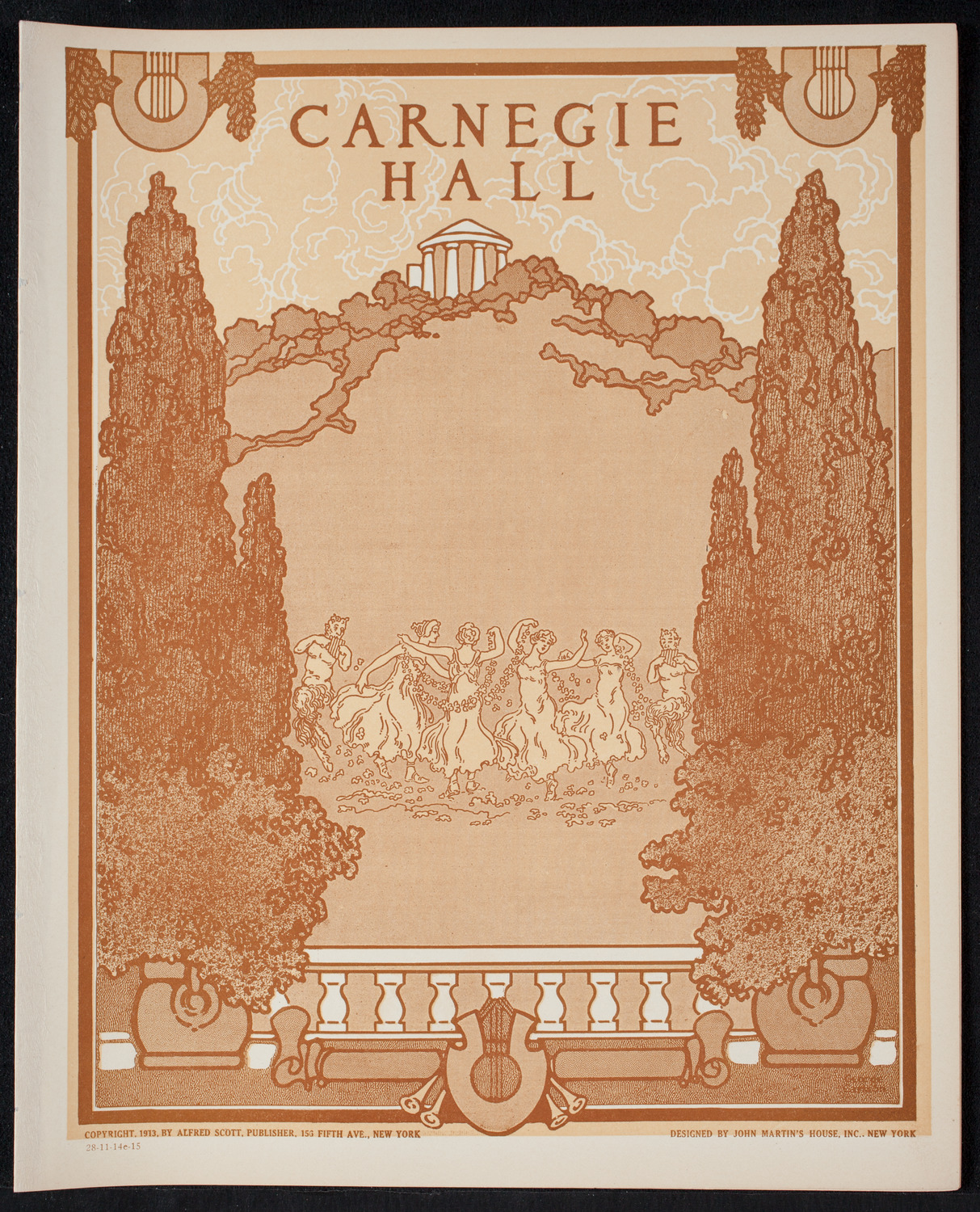 Elmendorf Lecture: Holland, November 14, 1915, program page 1