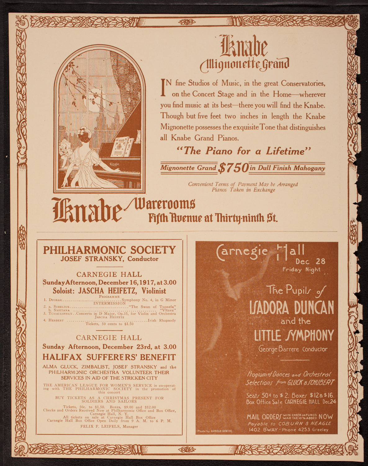 Symphony Concert for Young People, December 15, 1917, program page 12