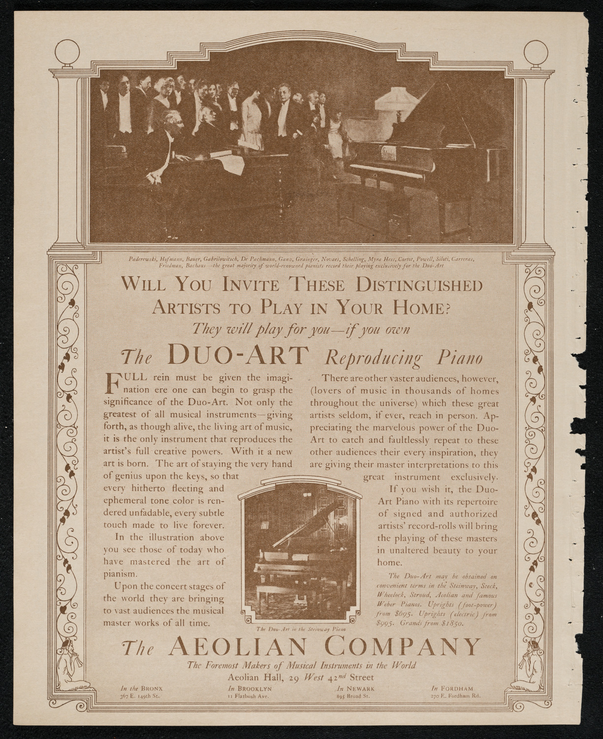 New York Philharmonic Students' Concert, October 29, 1924, program page 2