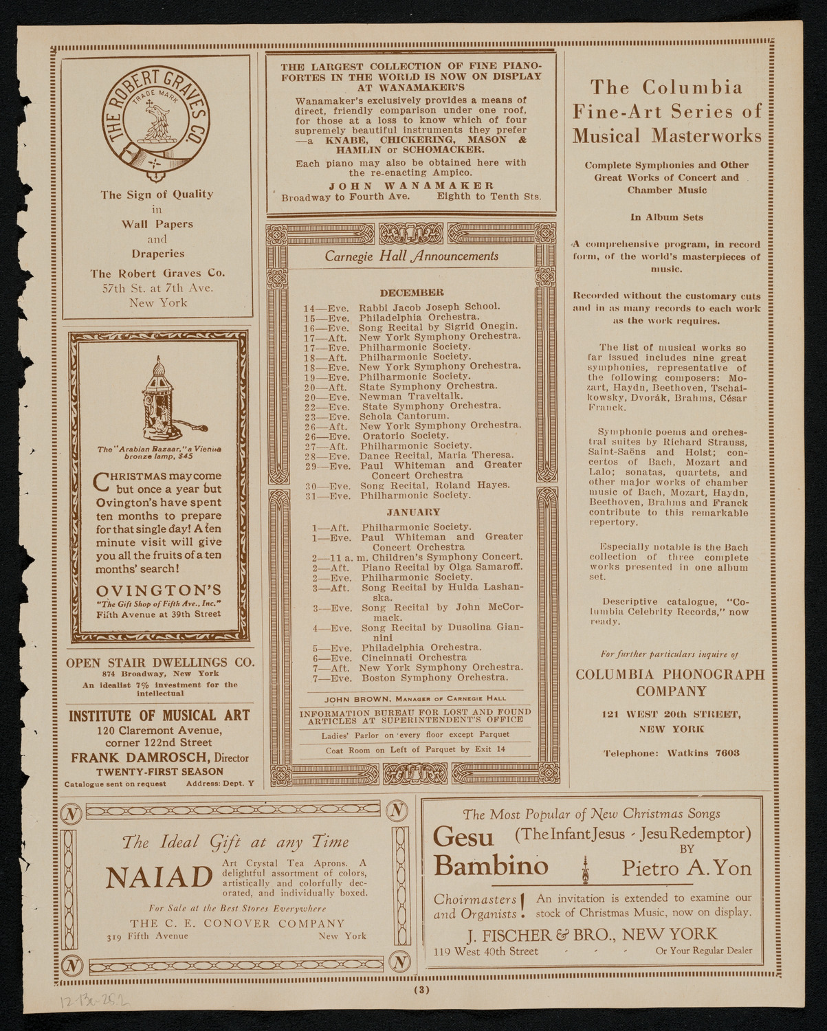 Newman Traveltalks: London, With Rambles Thru England and Scotland, December 13, 1925, program page 3