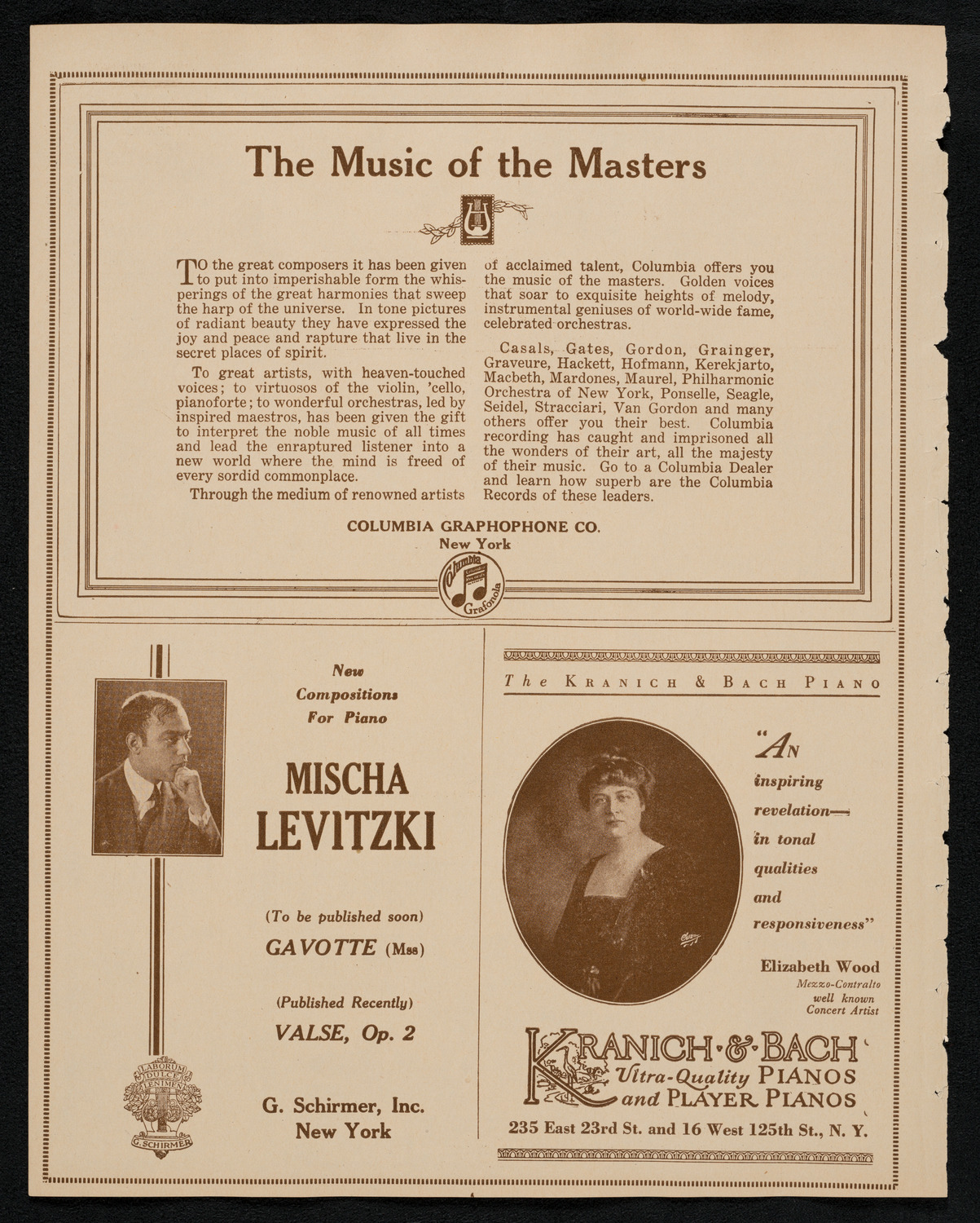 John Corigliano, Violin, February 18, 1923, program page 6