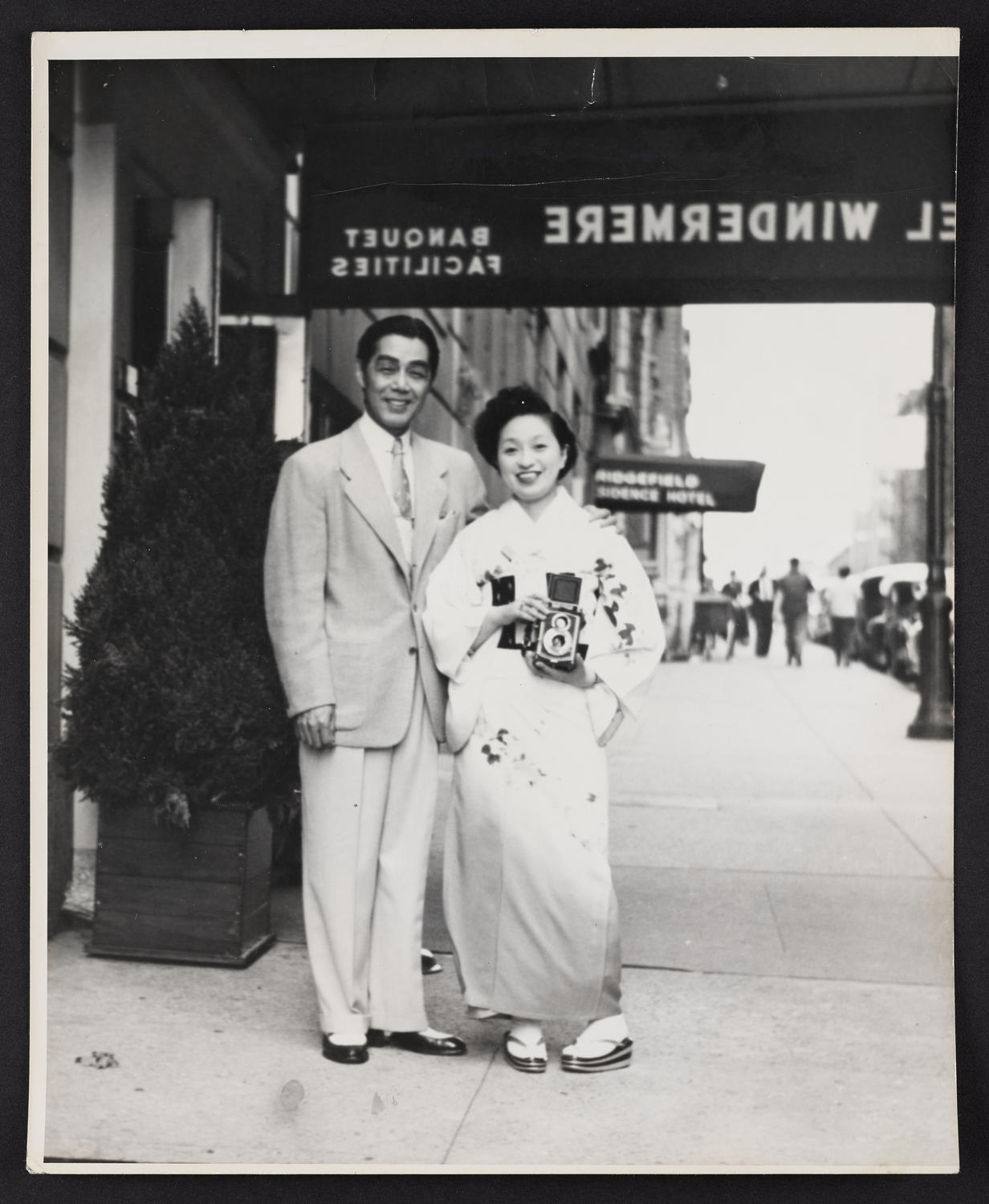 Yeichi Nimura and Tokuho Azuma, c. 1956