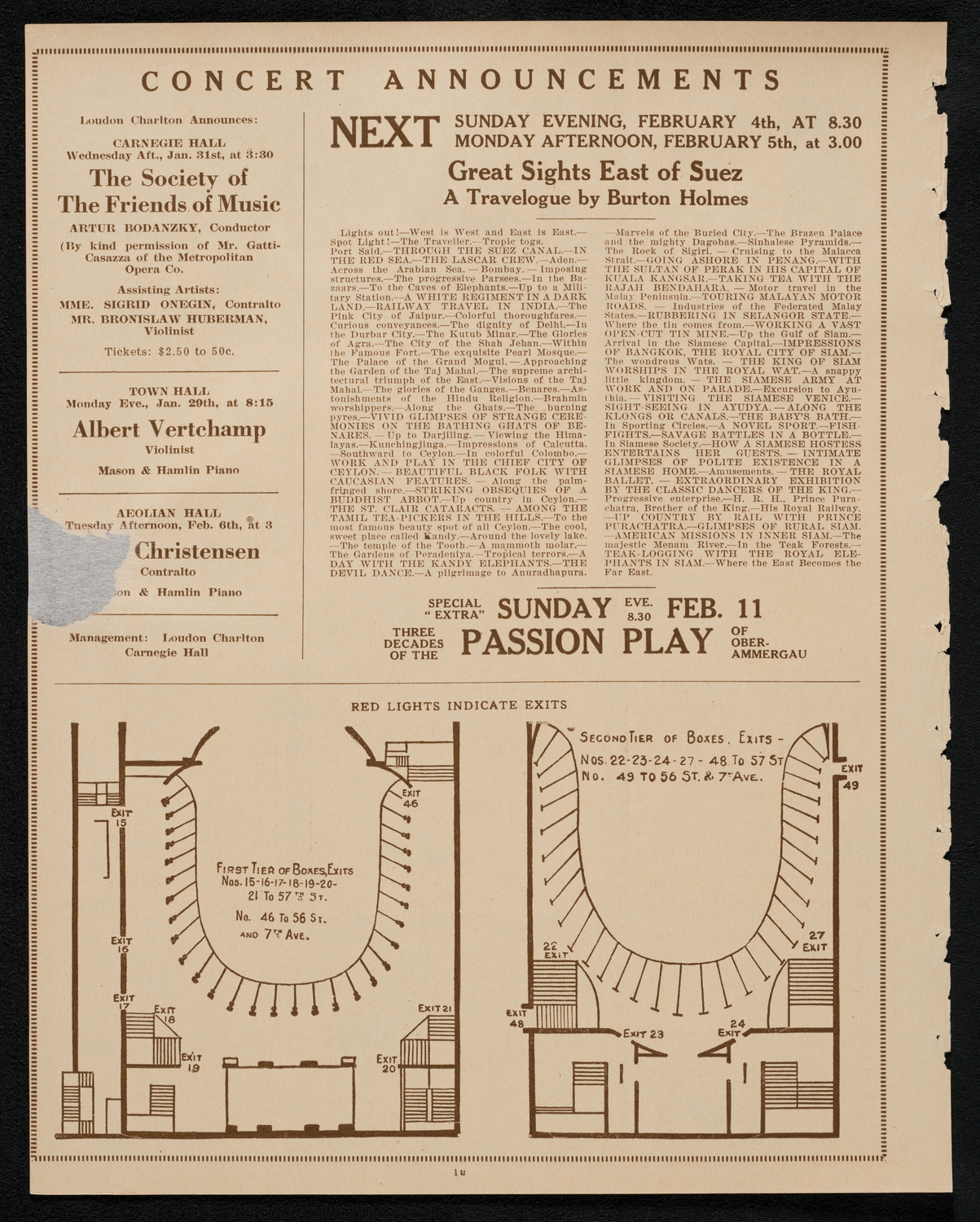 Burton Holmes Travelogue: Modernizing Chosen and Manchuria, January 28, 1923, program page 10