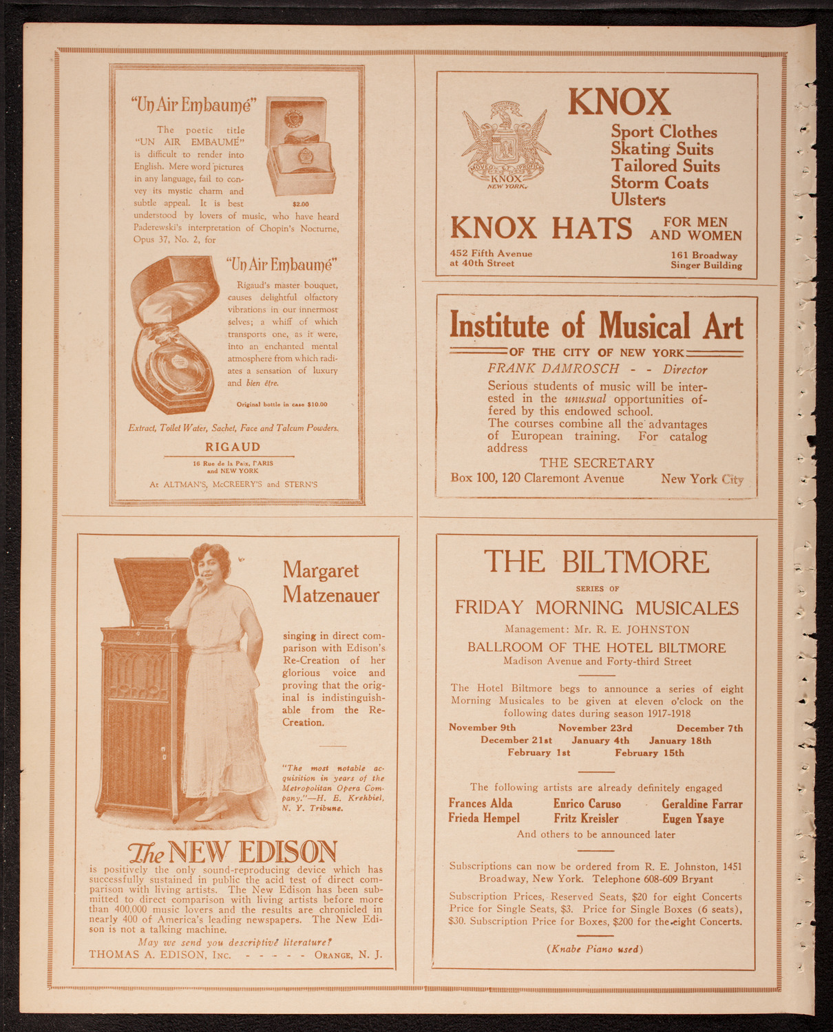 Grand Army of the Republic Memorial Day Exercises, May 30, 1917, program page 2