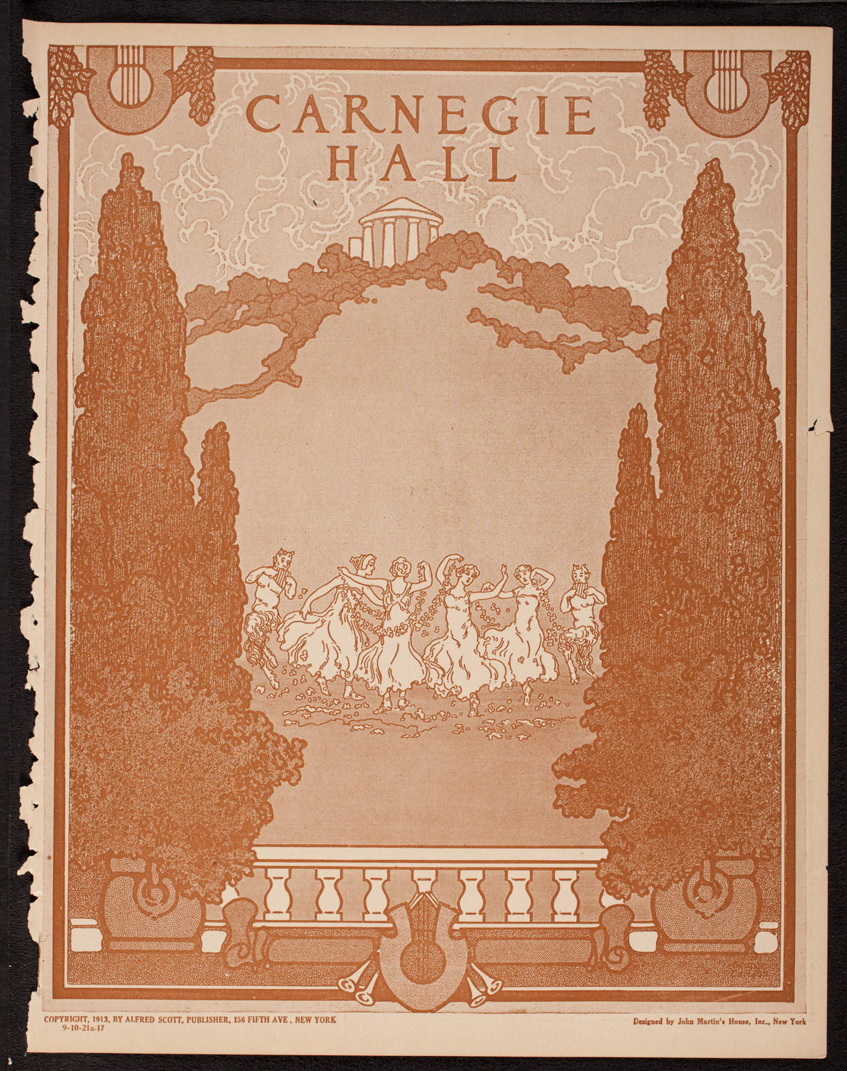 Mischa Elman, Violin, October 21, 1917, program page 1