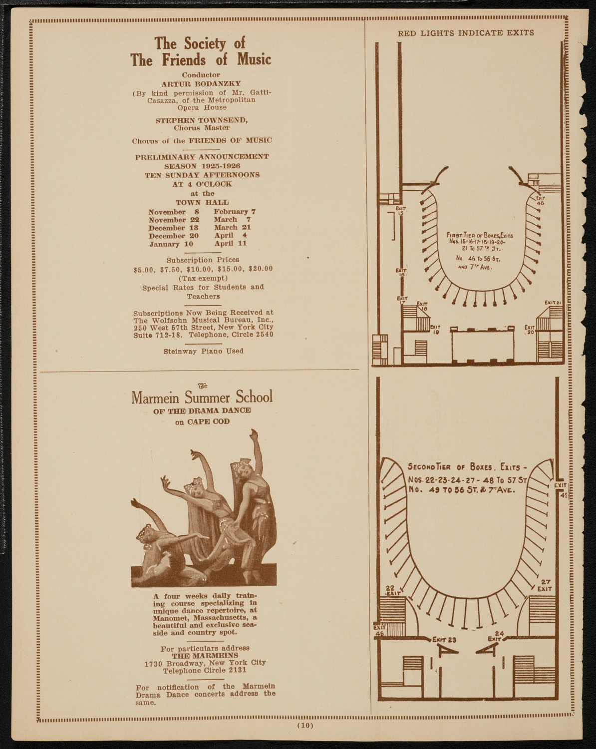 Graduation: College of Pharmacy of the City of New York Columbia University, May 21, 1925, program page 10