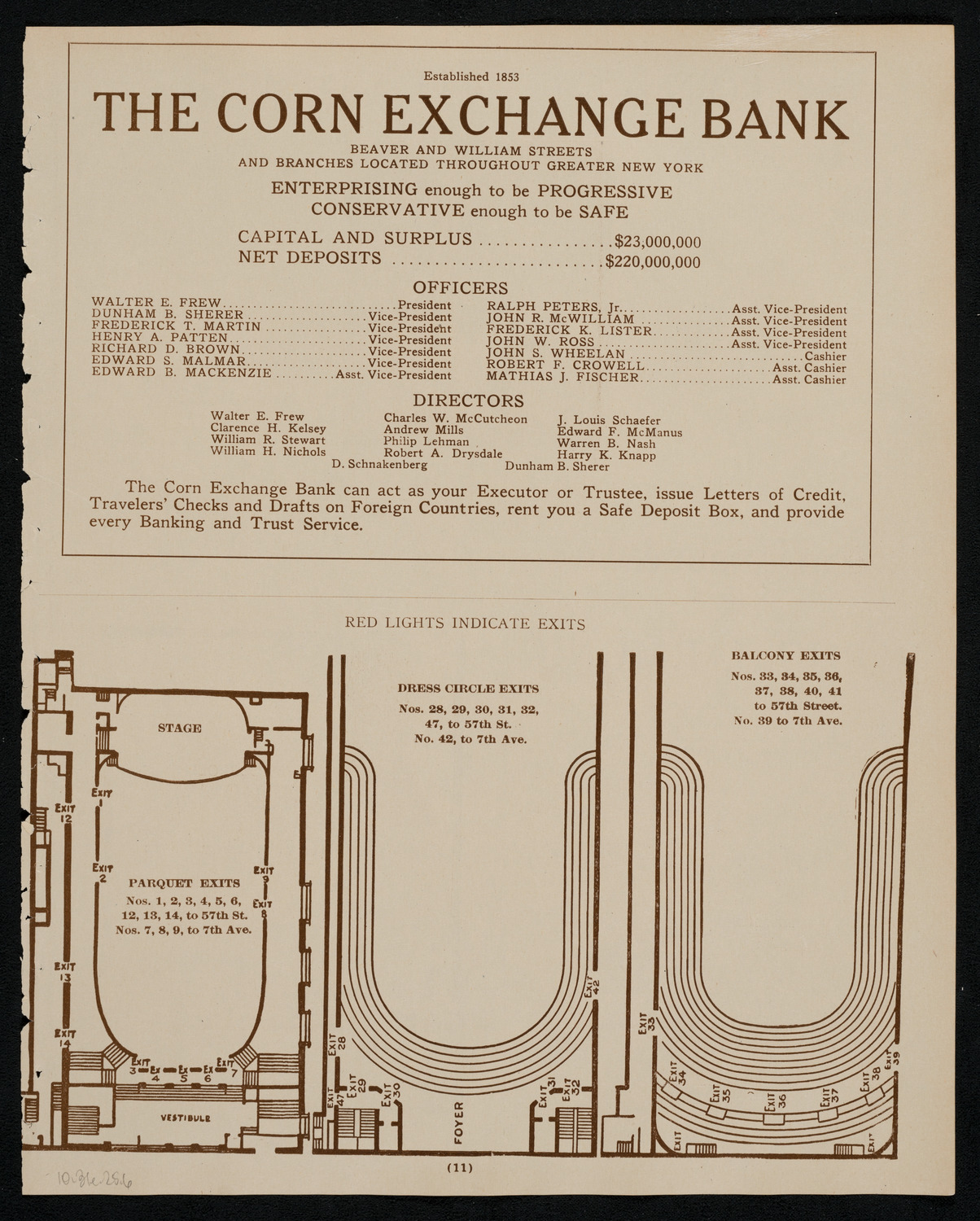 New York Philharmonic, October 31, 1925, program page 11