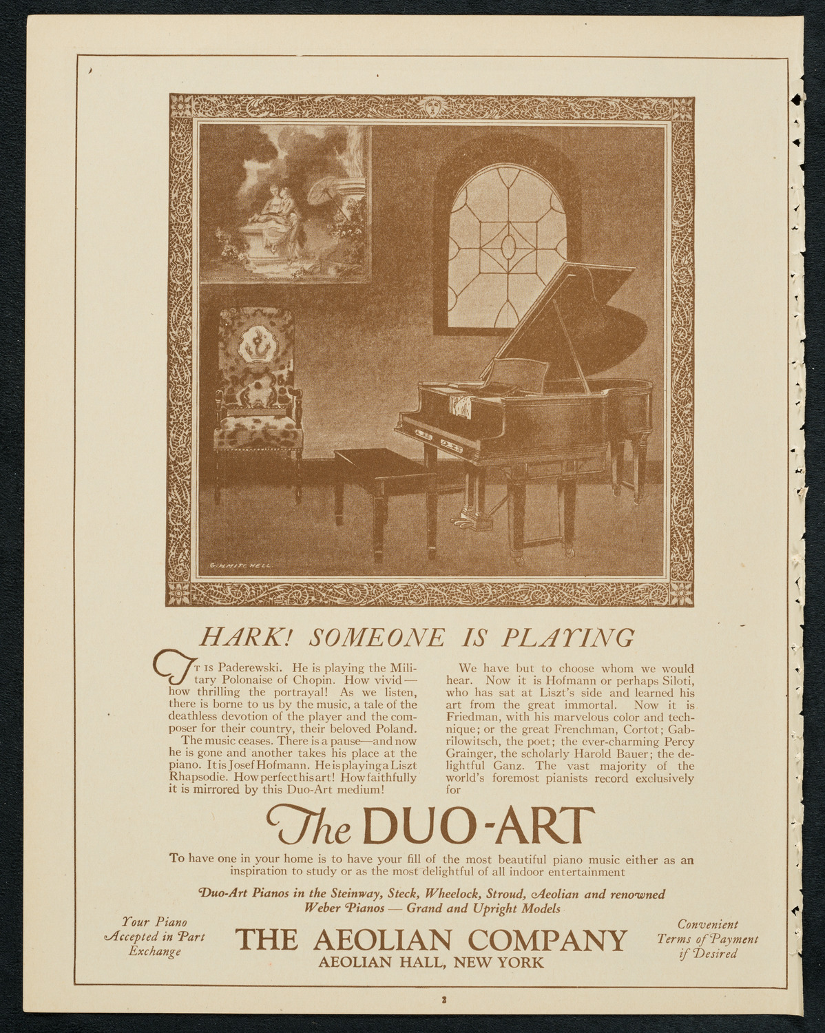 Concert and Address in Honor of Christopher Columbus, October 12, 1923, program page 2