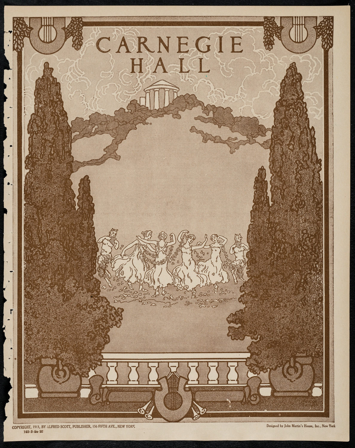 Schola Cantorum of New York, February 8, 1922, program page 1