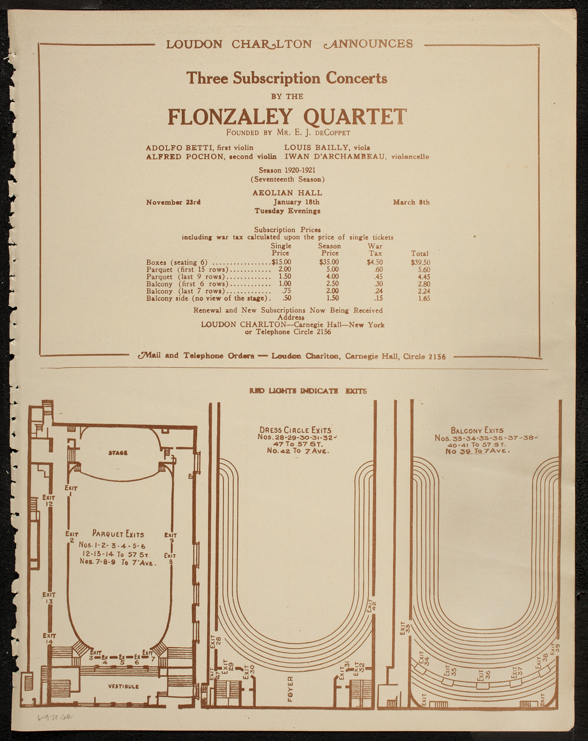 Cantor Mordecai Hershman, June 9, 1920, program page 11