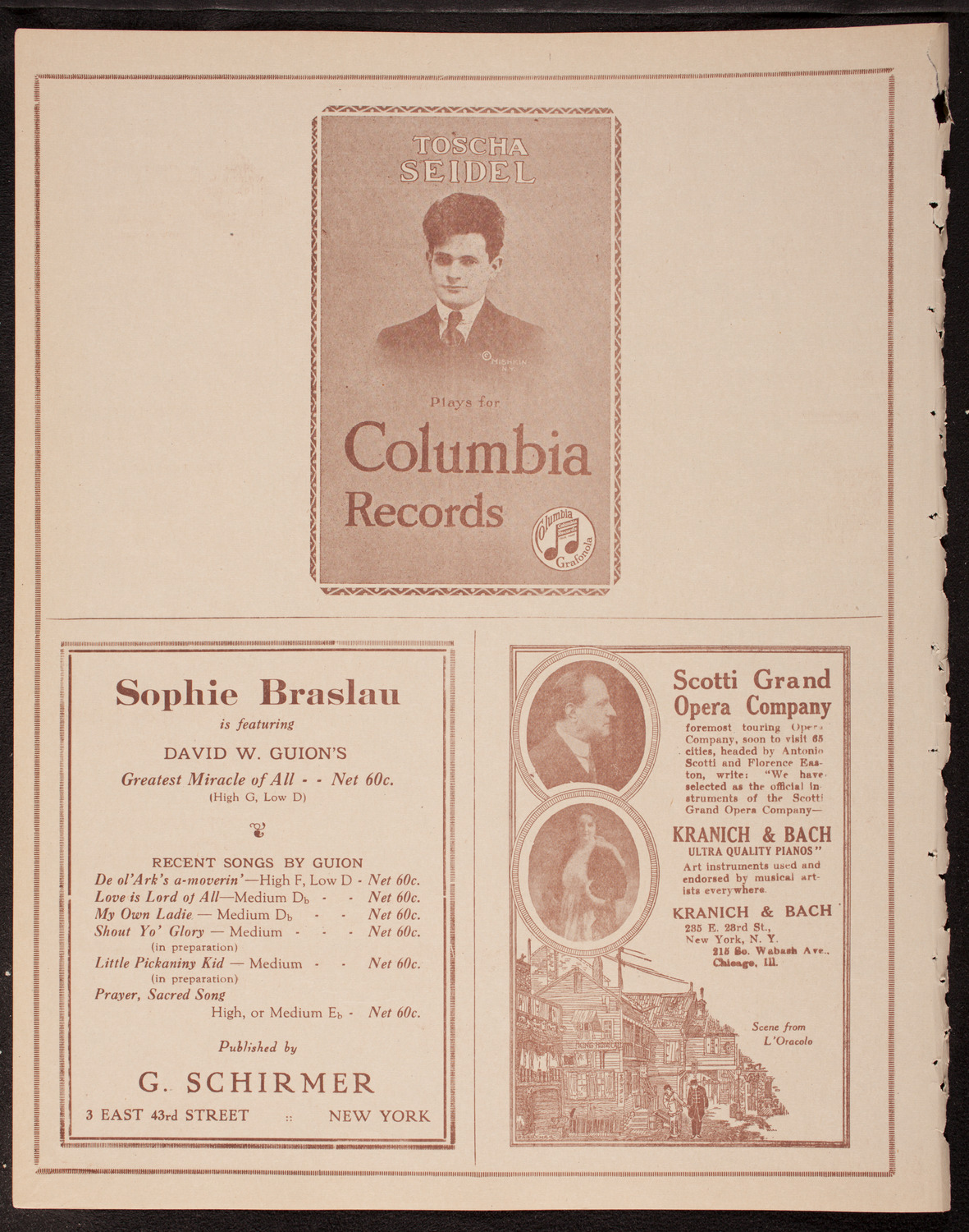 Kathryn Lee, Soprano, November 10, 1919, program page 6