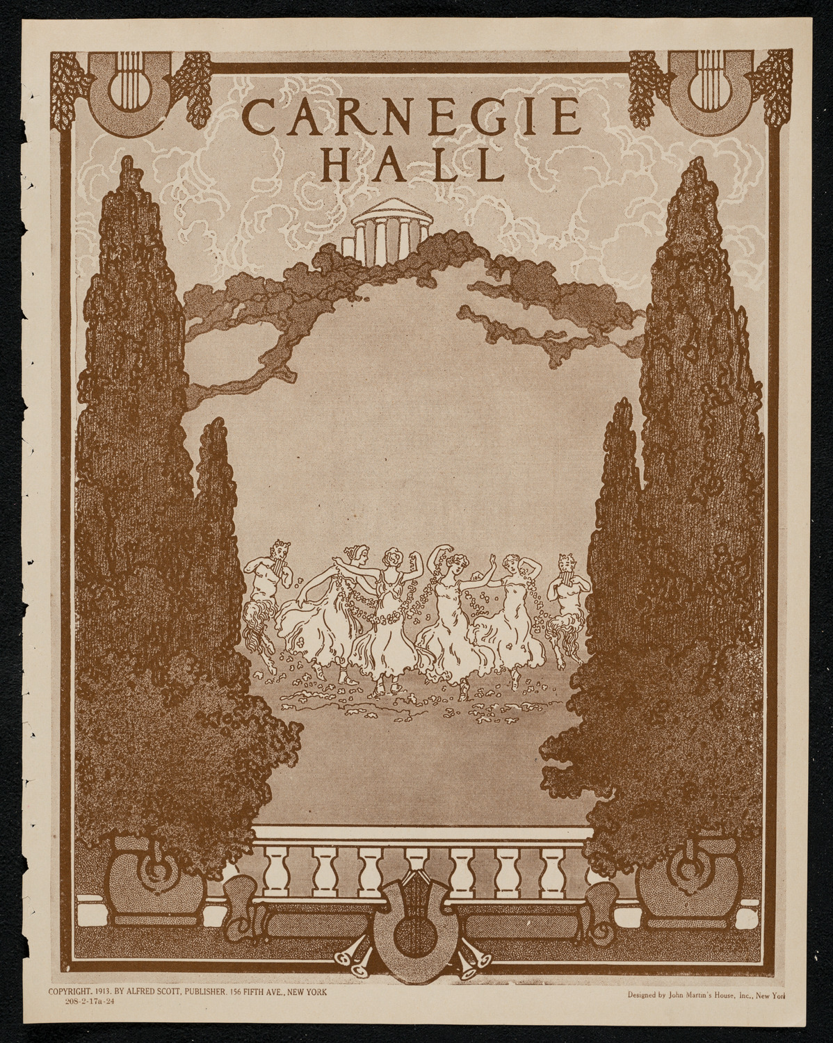 New York Philharmonic, February 17, 1924, program page 1